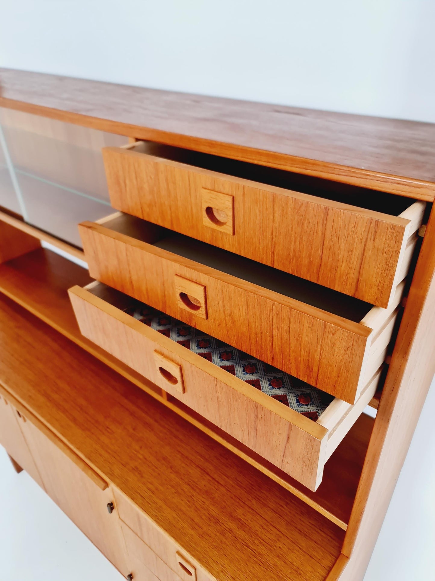 Danish freestanding vintage bookshelf system/ book case teak by Bengt Ruda, 1960s