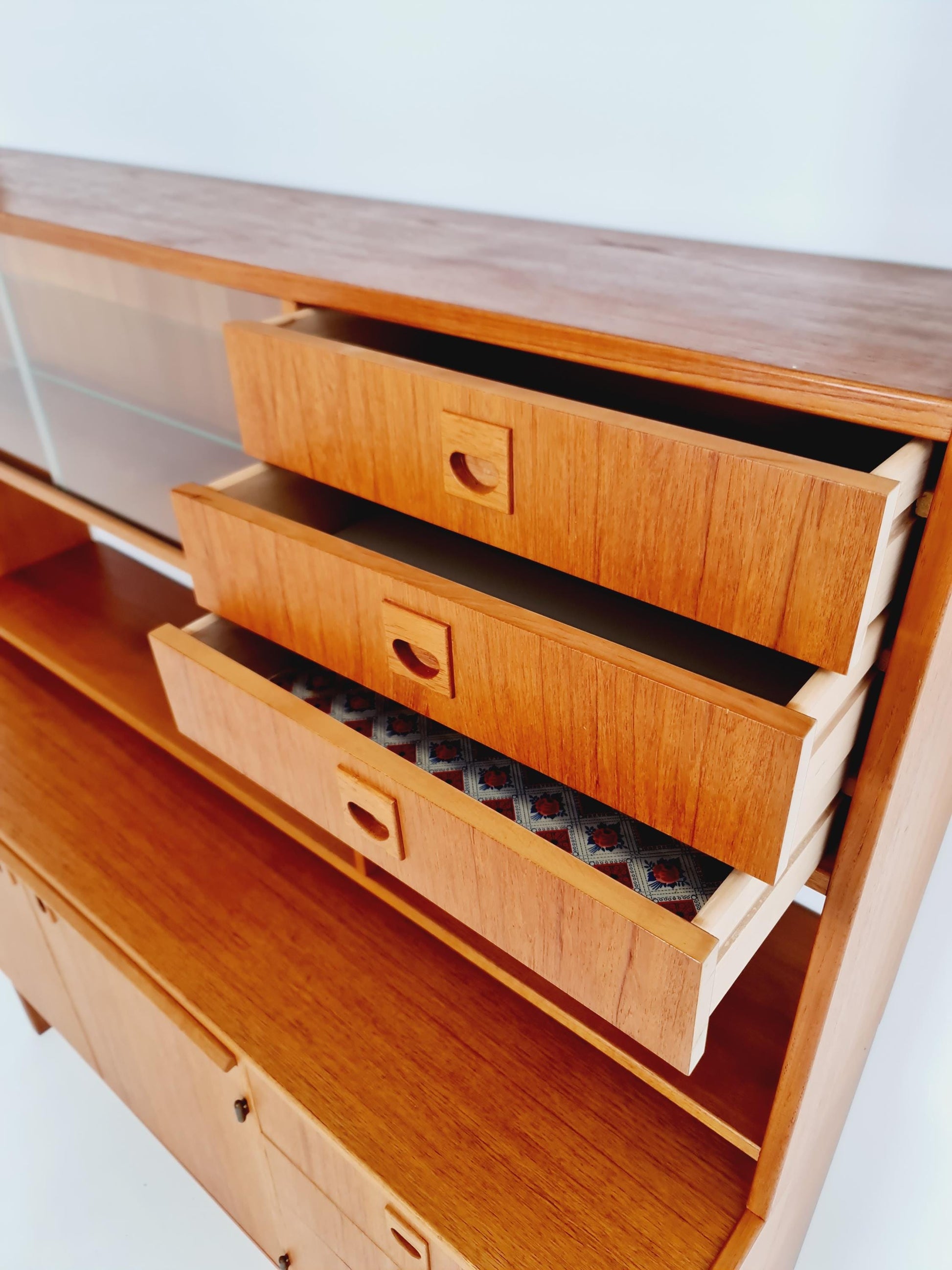 Danish freestanding vintage bookshelf system/ book case teak by Bengt Ruda, 1960s