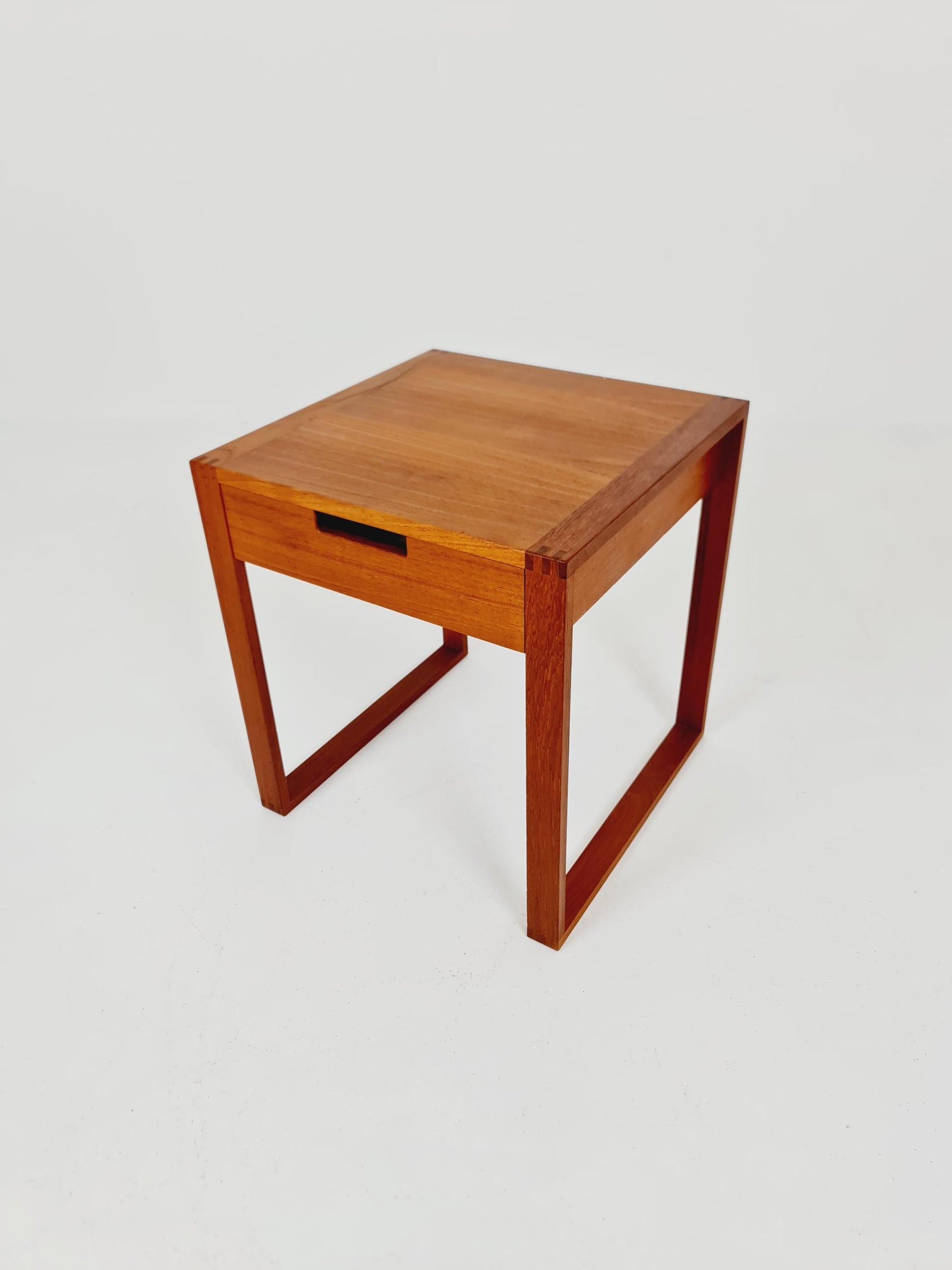 Midcentury Scandinavian Teak vintage Side table/ hallway/ Night stand, 1960s