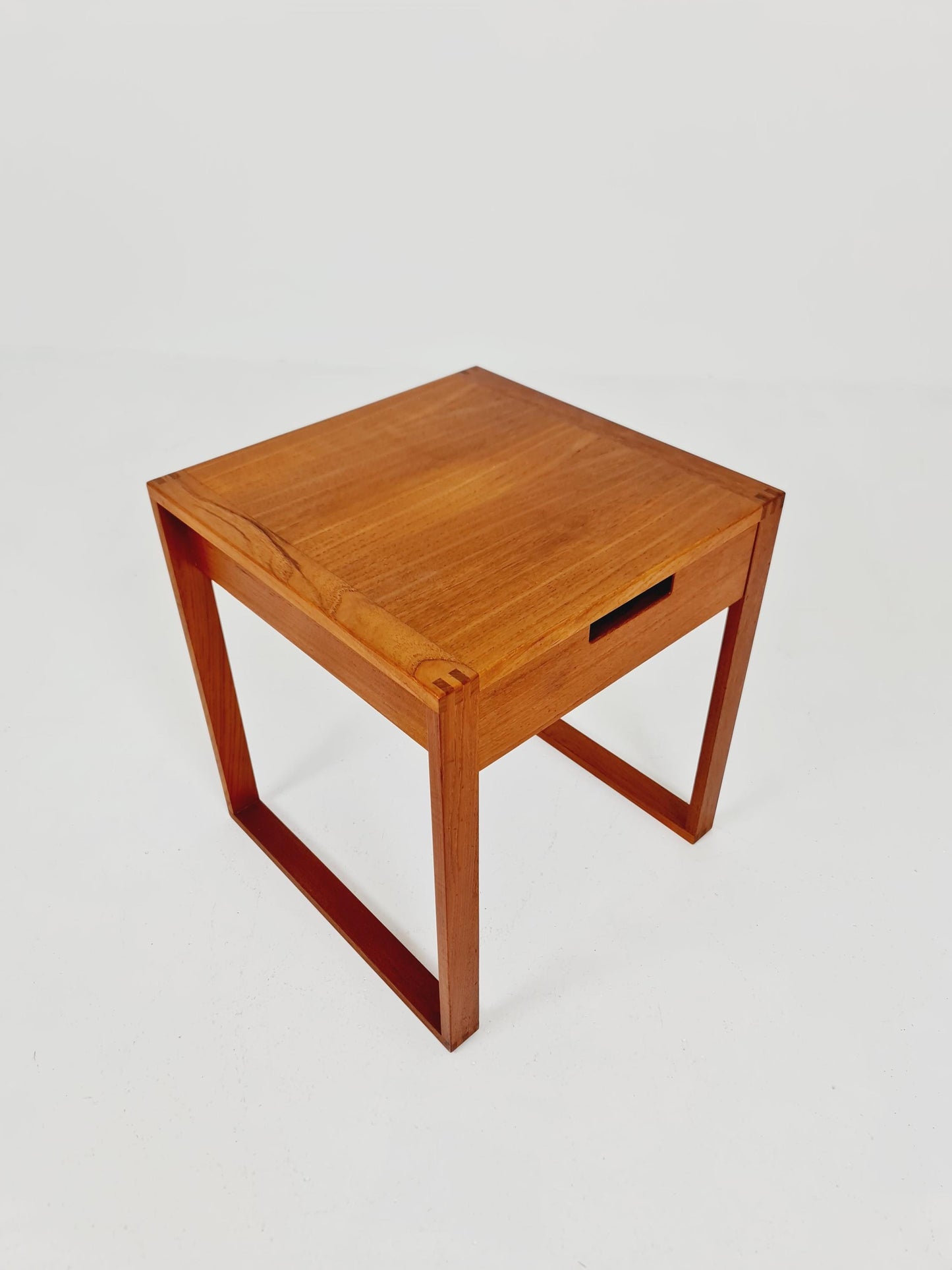Midcentury Scandinavian Teak vintage Side table/ hallway/ Night stand, 1960s