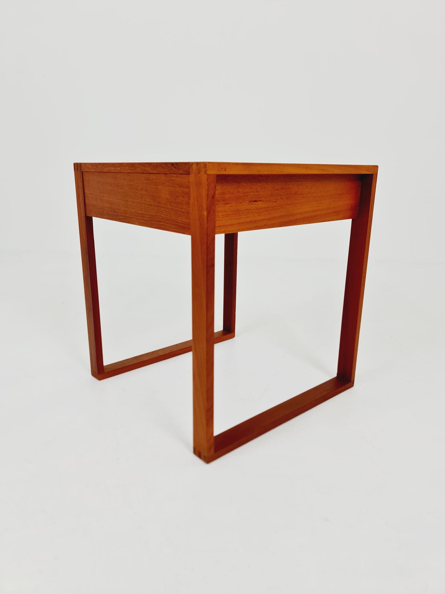 Midcentury Scandinavian Teak vintage Side table/ hallway/ Night stand, 1960s