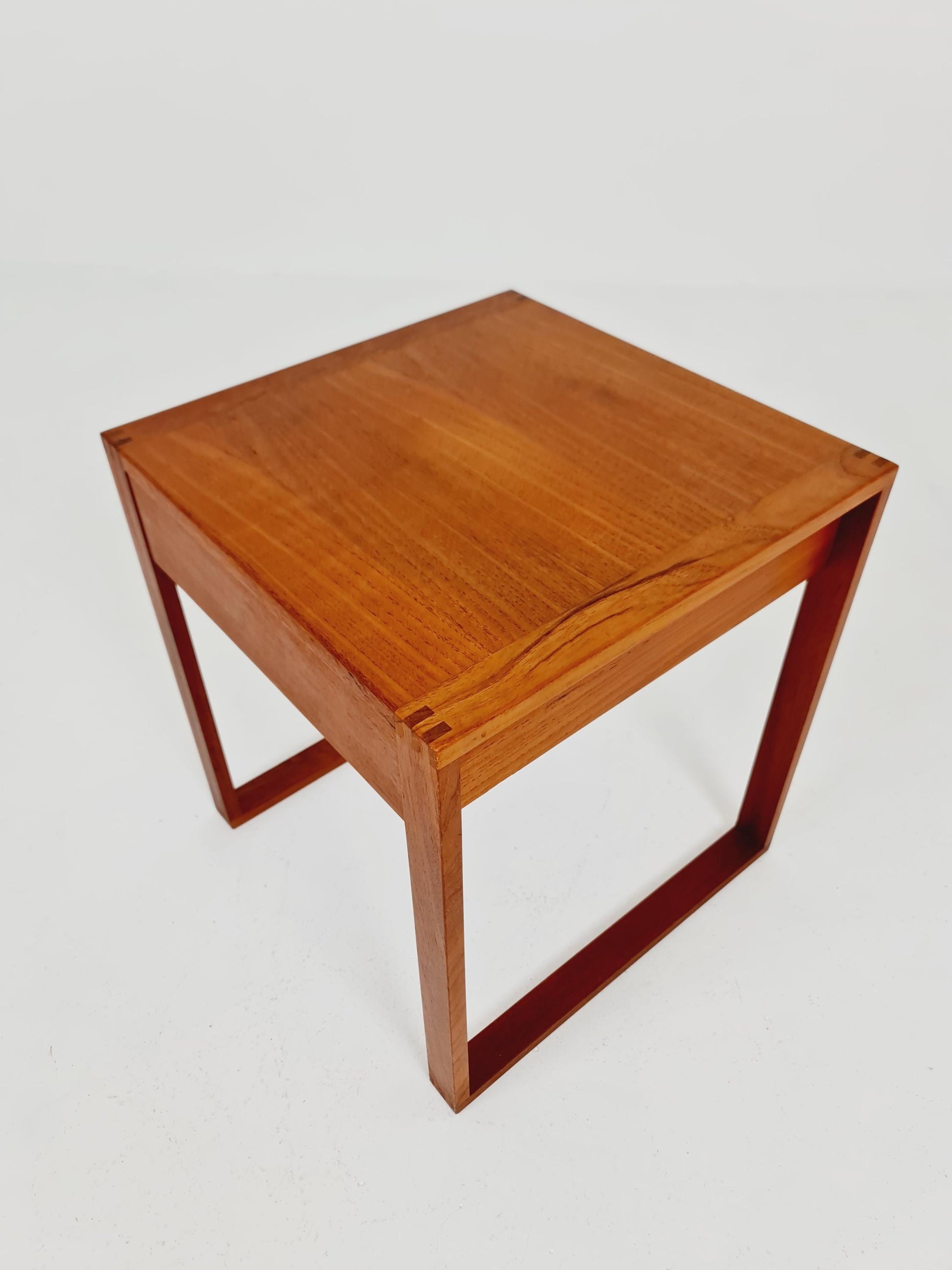 Midcentury Scandinavian Teak vintage Side table/ hallway/ Night stand, 1960s