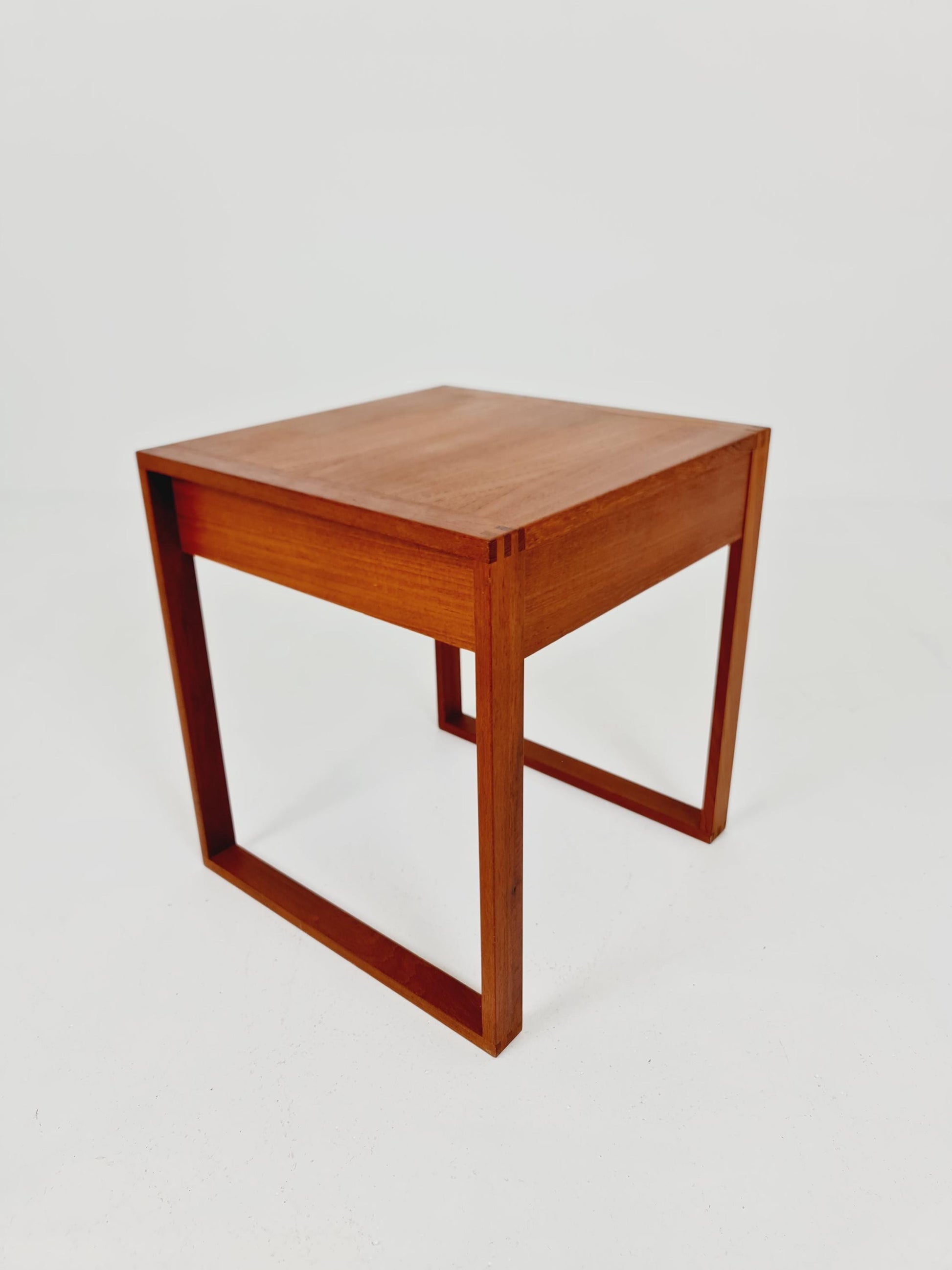 Midcentury Scandinavian Teak vintage Side table/ hallway/ Night stand, 1960s