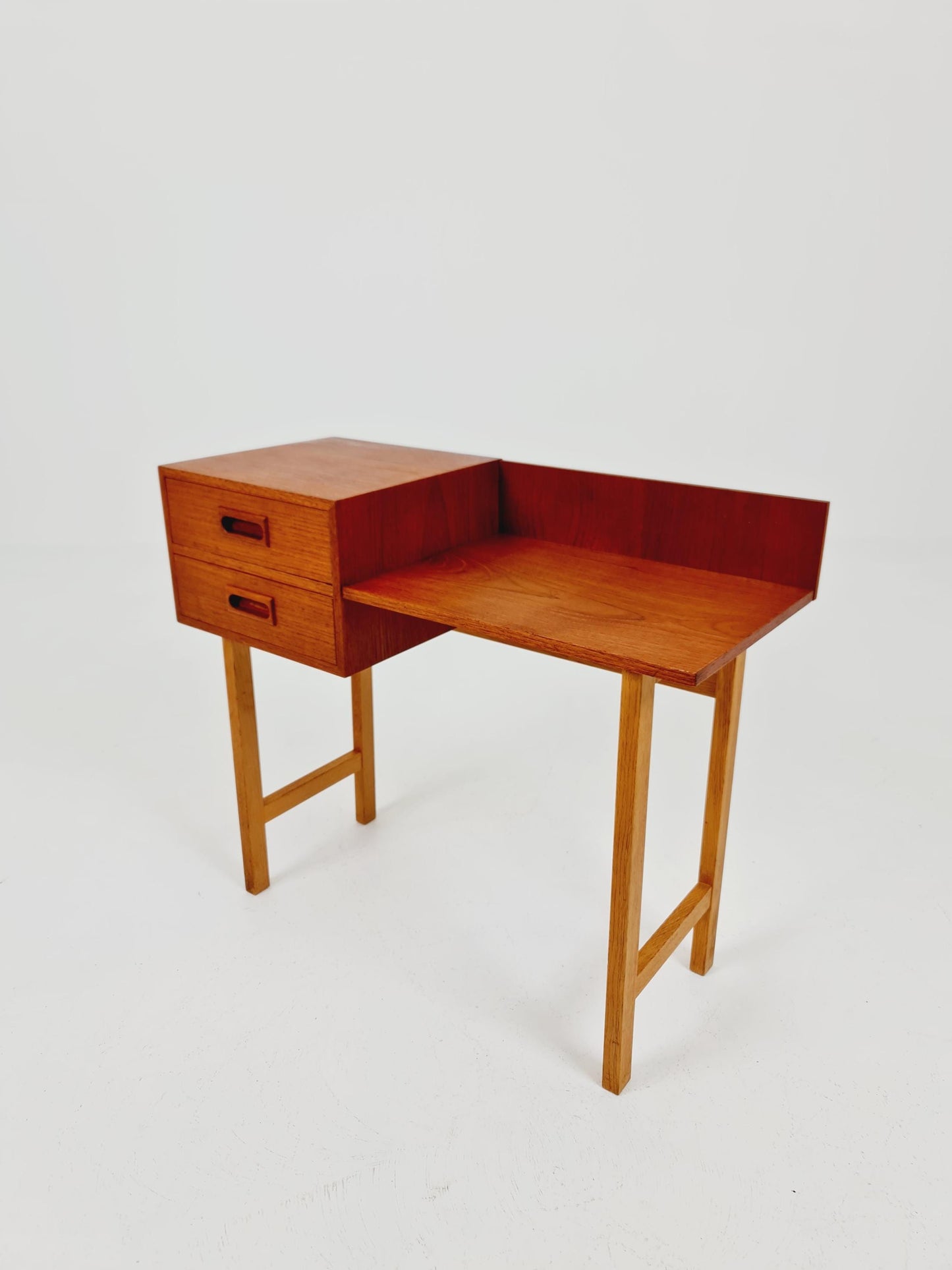 Midcentury Scandinavian Teak vintage Side table/ hallway/ Night stand, 1960s