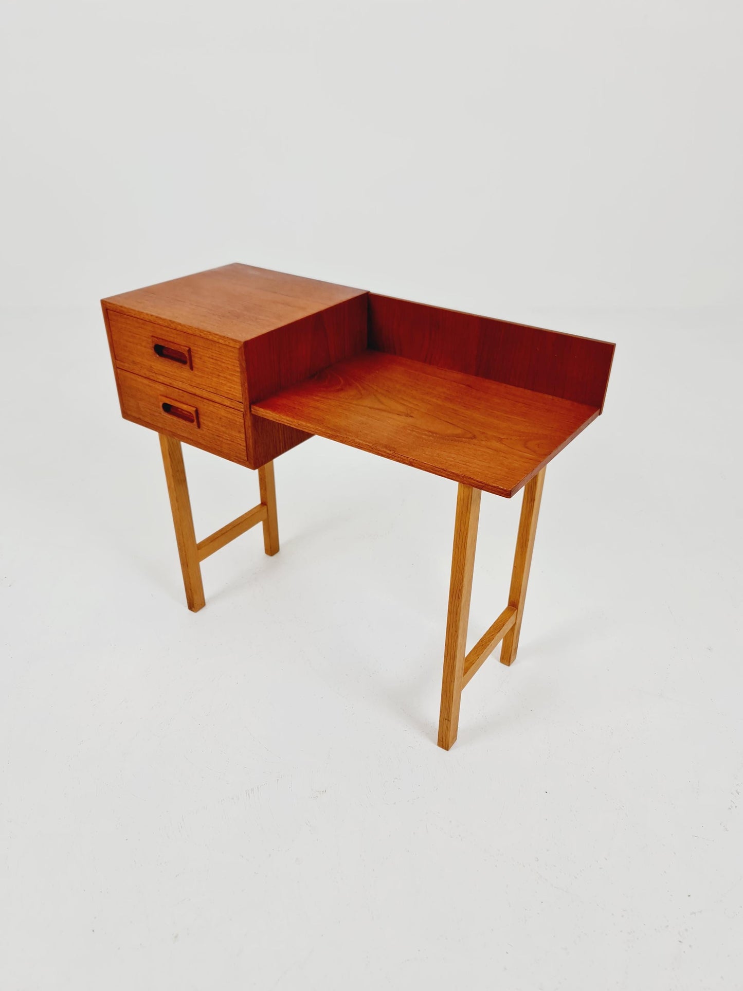 Midcentury Scandinavian Teak vintage Side table/ hallway/ Night stand, 1960s