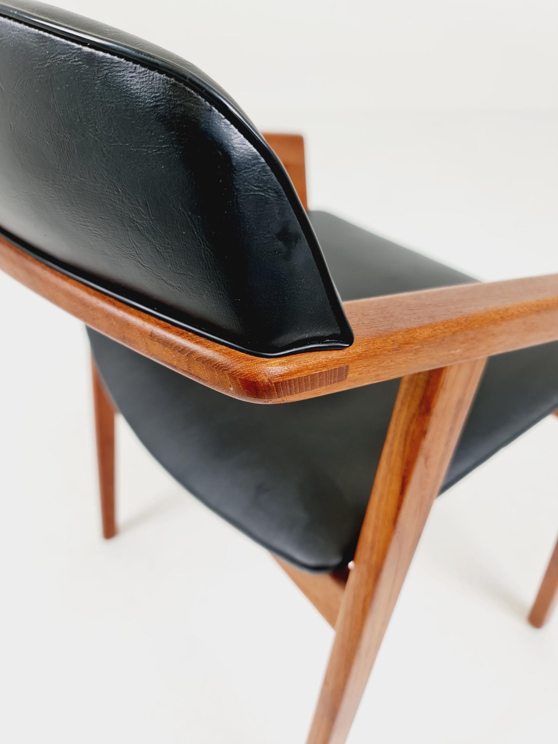 Danish Rare Teak Armchair By Sax Denmark Desk Chair 1960s