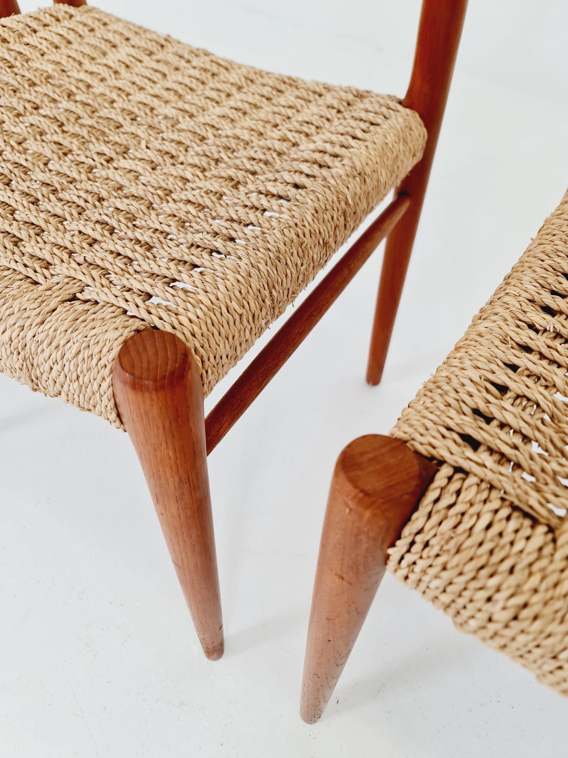 MidCentury Danish teak Dining Chairs Niels O.Moller, 1960s Modell 75 ,Set of 6