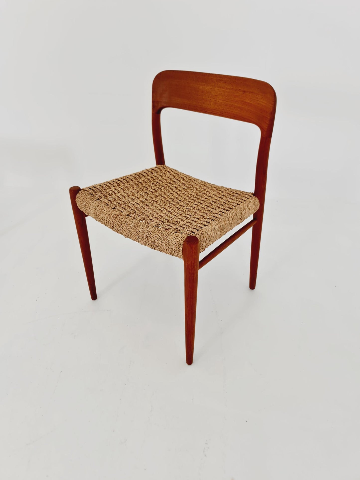 MidCentury Danish teak Dining Chairs Niels O.Moller, 1960s Modell 75 ,Set of 6