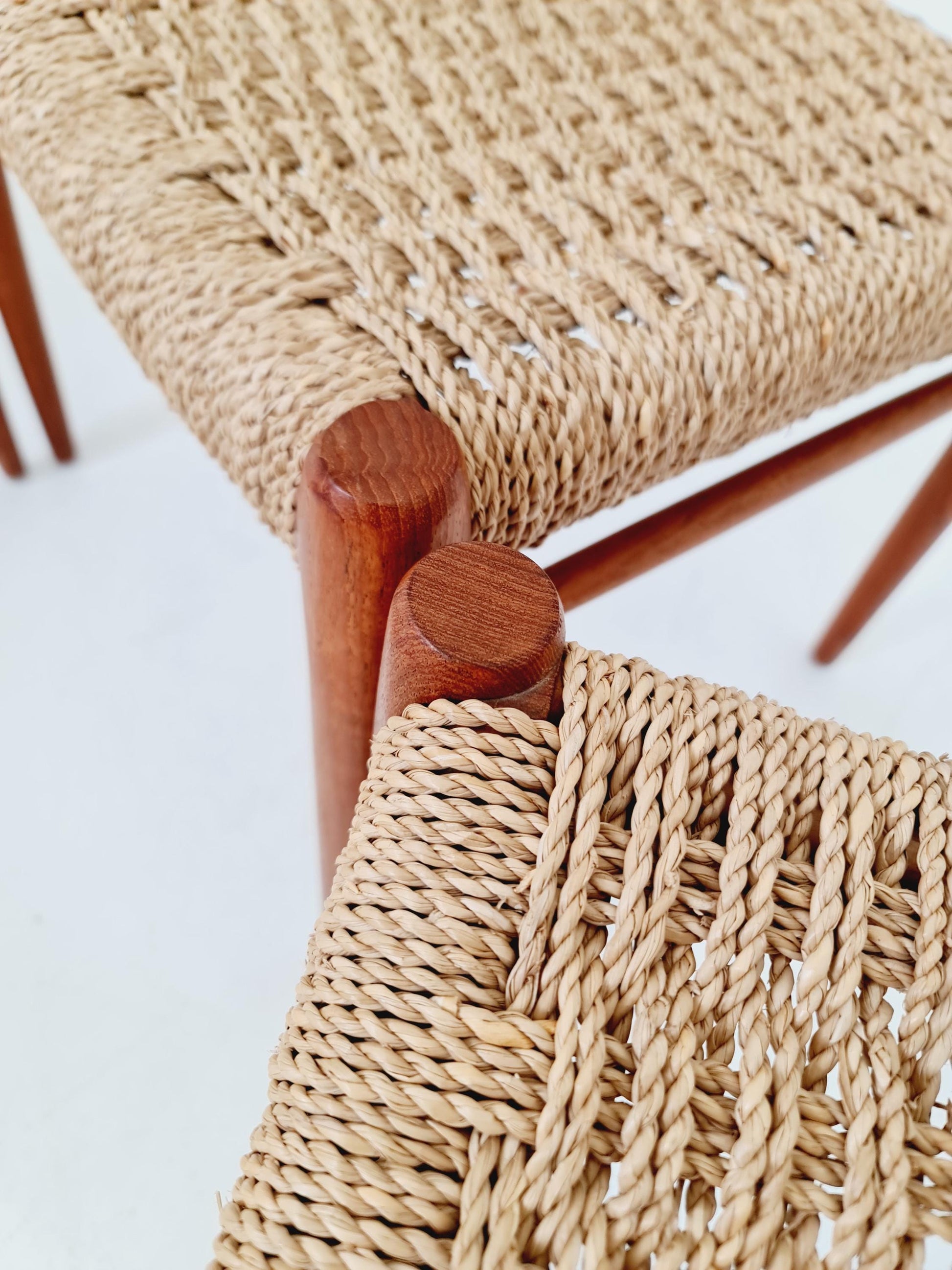 MidCentury Danish teak Dining Chairs Niels O.Moller, 1960s Modell 75 ,Set of 6