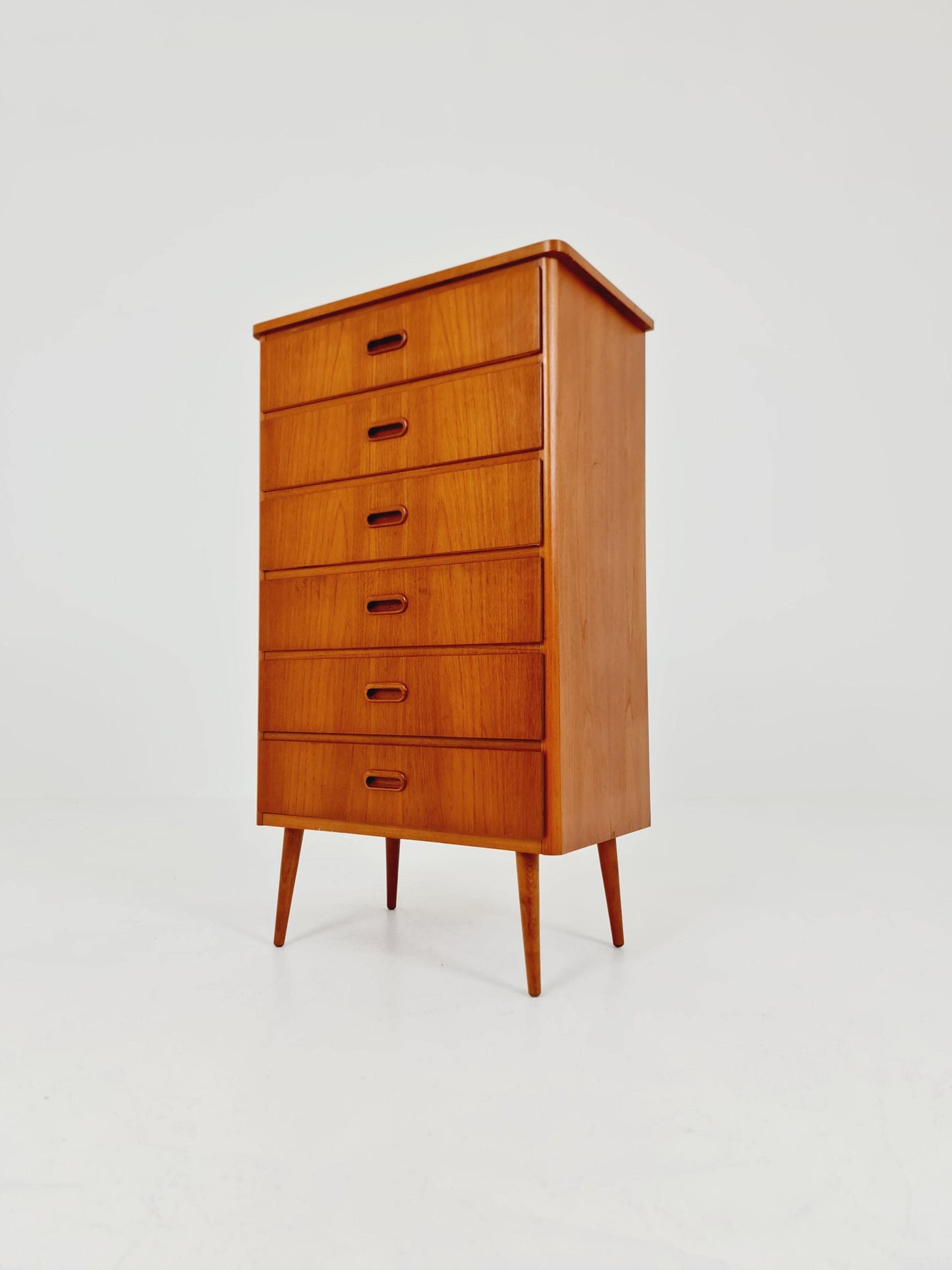 Midcentury danish design chest of drawers / drawer dresser /6 drawers cabinet, 1960s