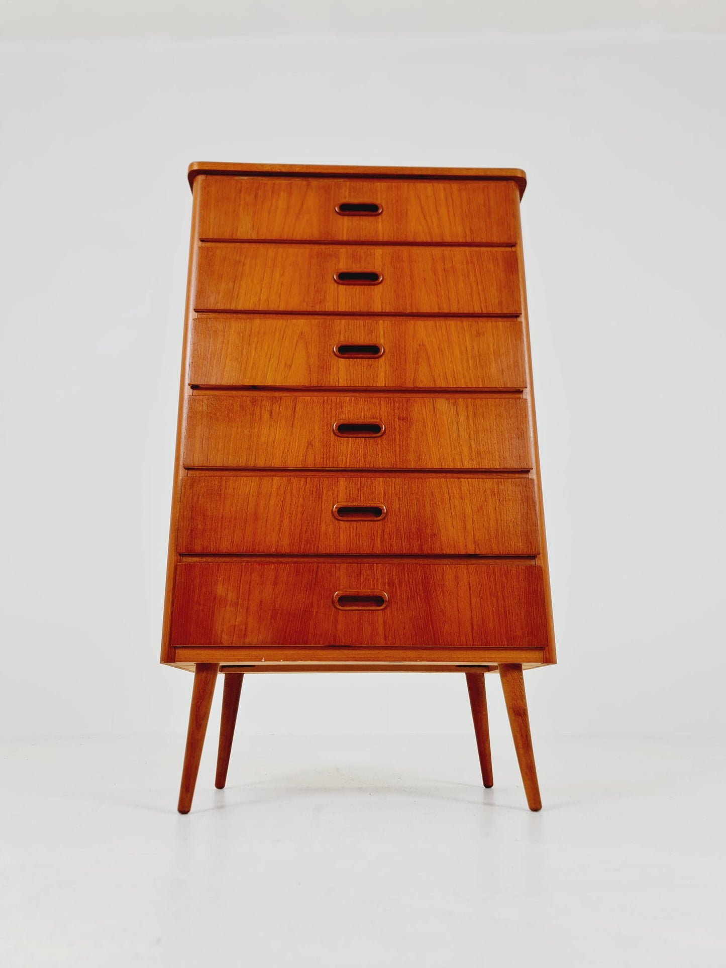 Midcentury danish design chest of drawers / drawer dresser /6 drawers cabinet, 1960s