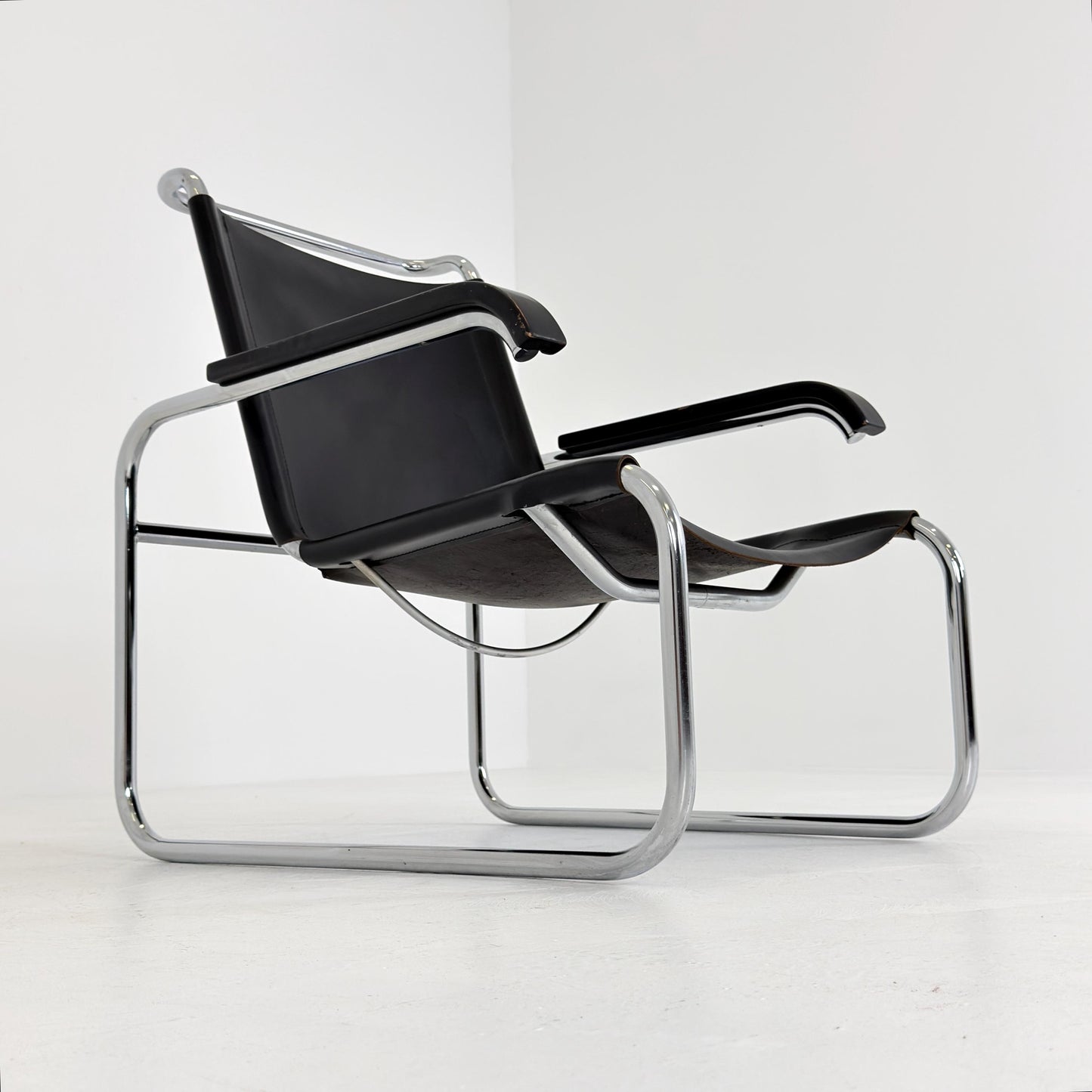 Mid century B35 - S35 L Lounge chair by – Marcel Breuer Bauhaus Design, for Thonet 1980s