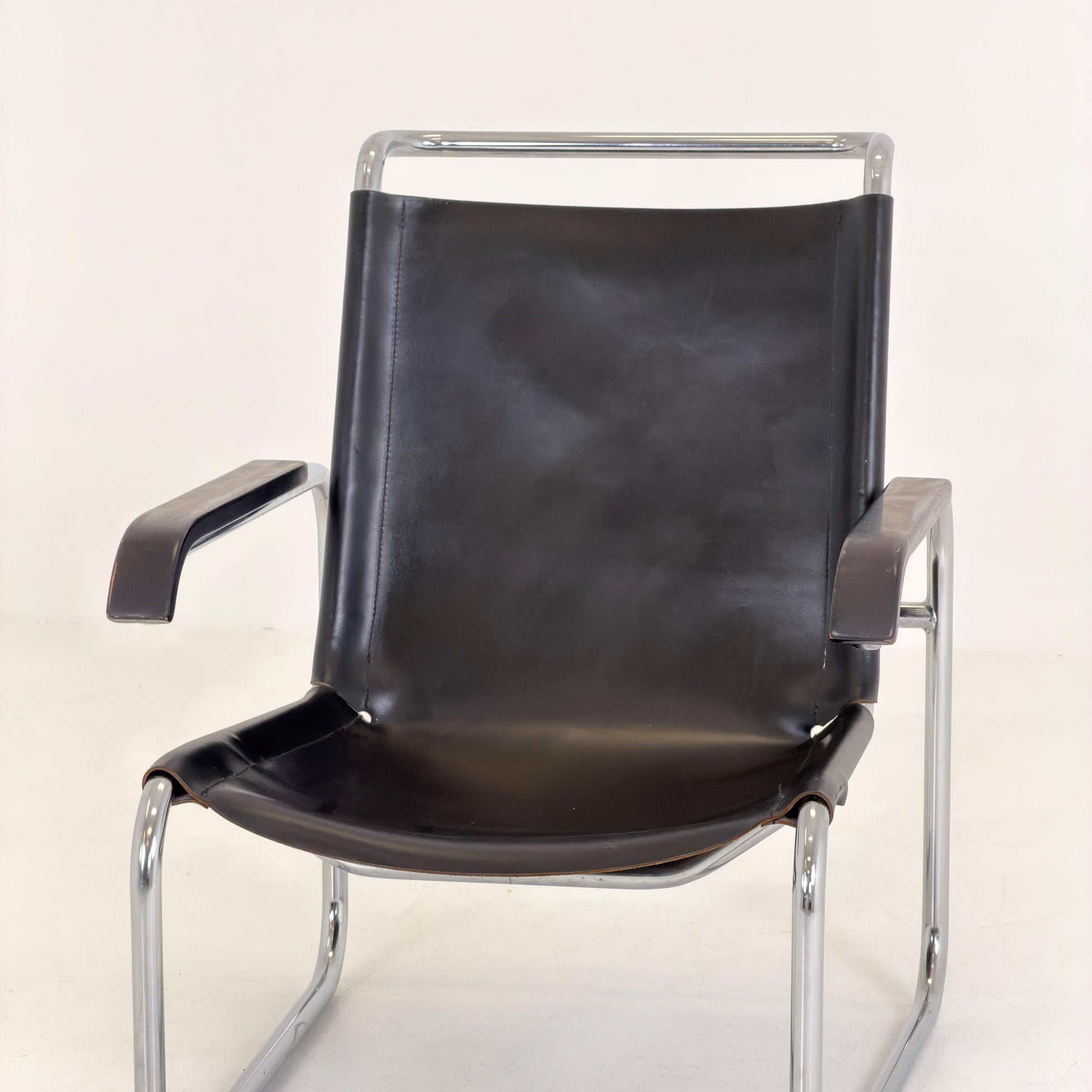 Mid century B35 - S35 L Lounge chair by – Marcel Breuer Bauhaus Design, for Thonet 1980s