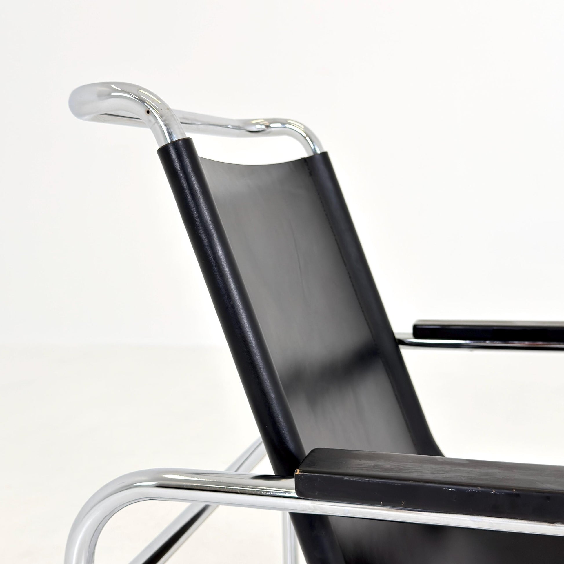 Mid century B35 - S35 L Lounge chair by – Marcel Breuer Bauhaus Design, for Thonet 1980s