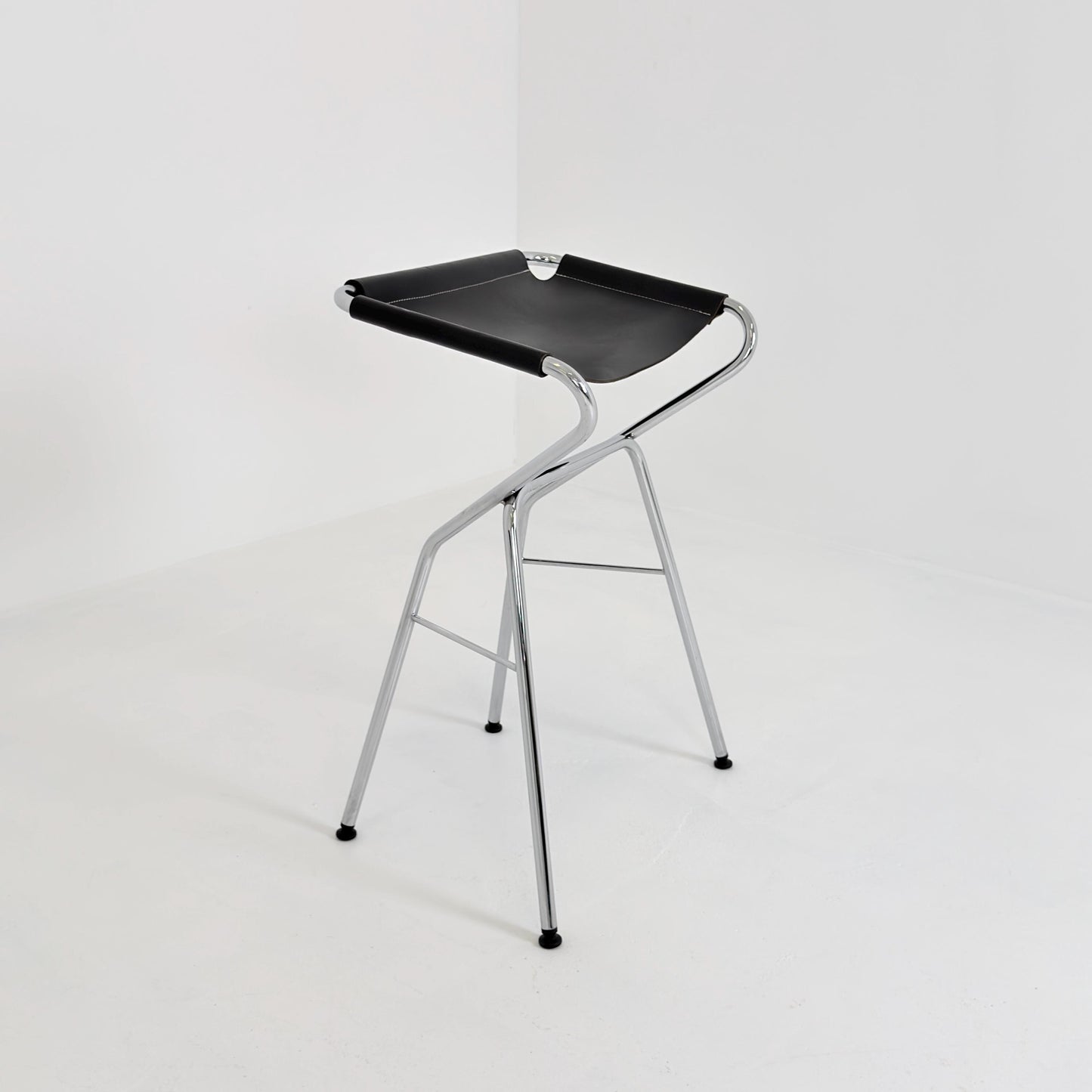 Set of 10 Lammhults Rider Bar Stools by Anna von Schewen and Björn Dahlström Swedish Design Black 2000s