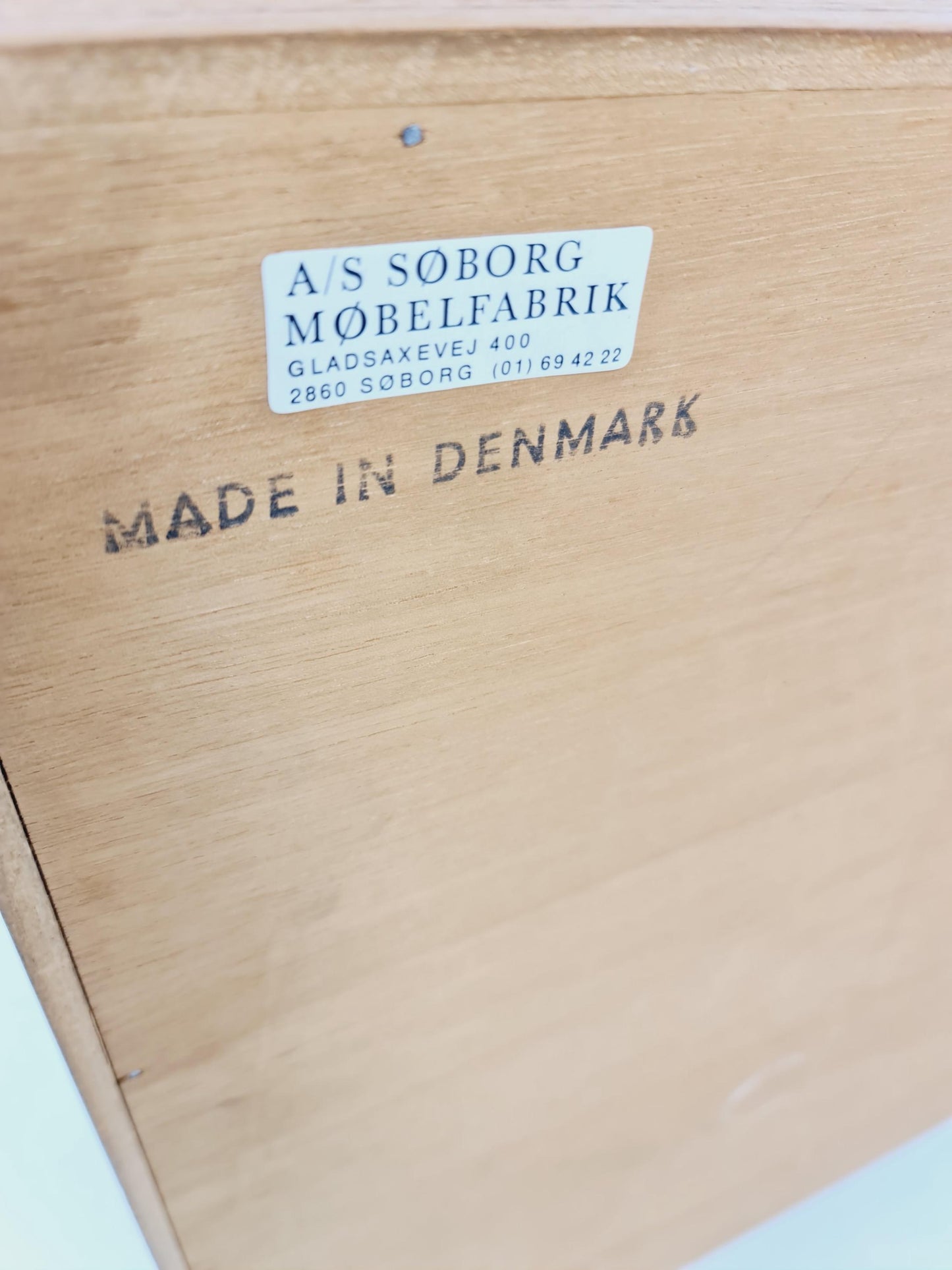 Midcentury danish design chest of drawers By Børge Mogensen For Søborg Mobelfabrik 1960s