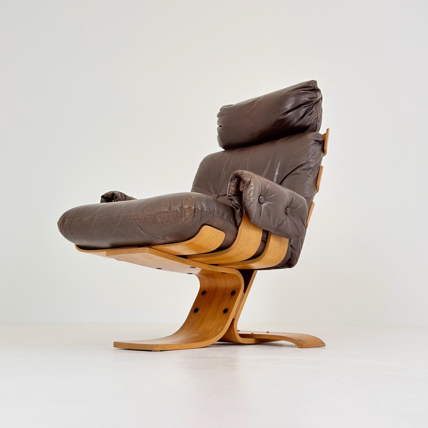 Mid century Kroken Lounge Chair by Åke Fribyter for Nelo Sweden 1970s