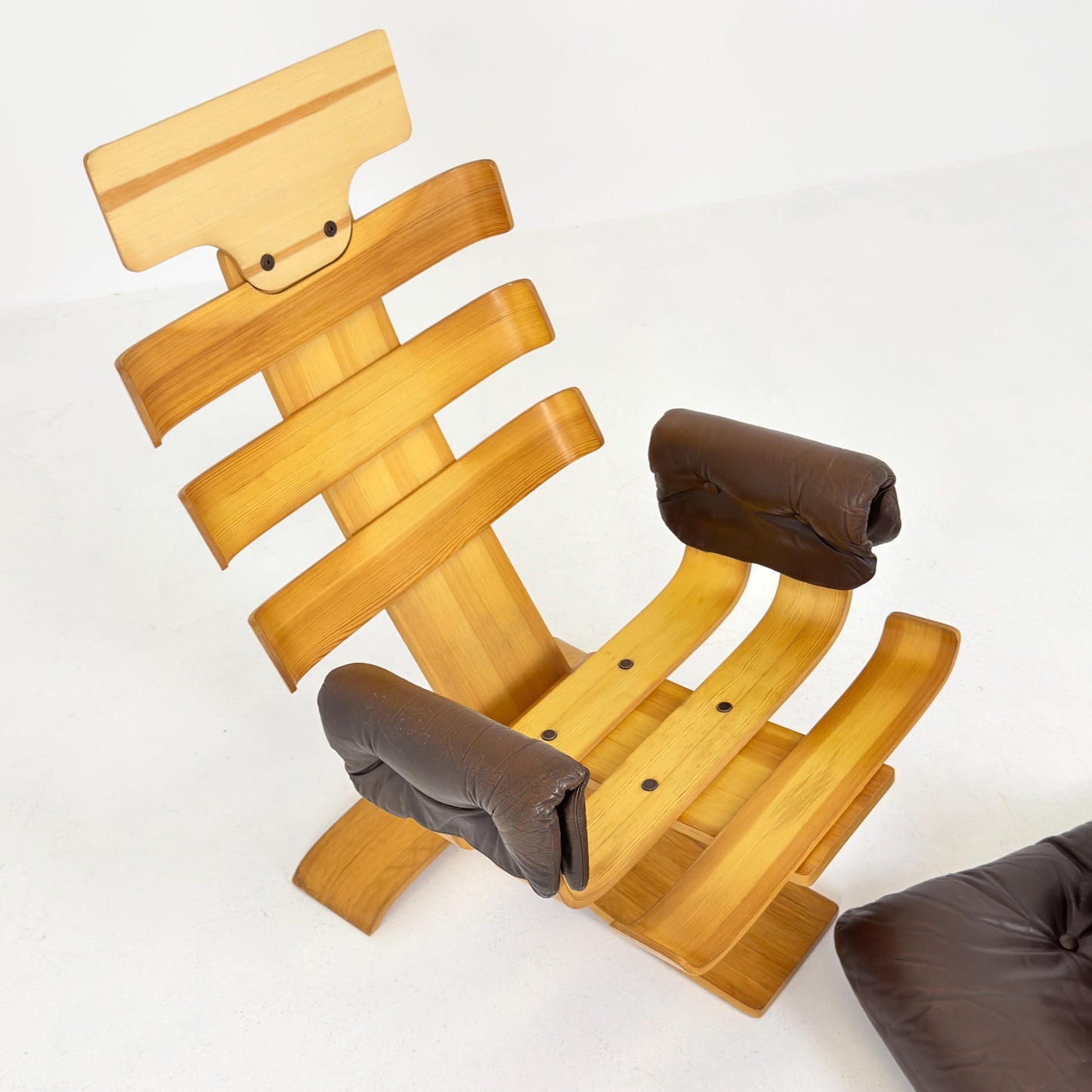 Mid century Kroken Lounge Chair by Åke Fribyter for Nelo Sweden 1970s
