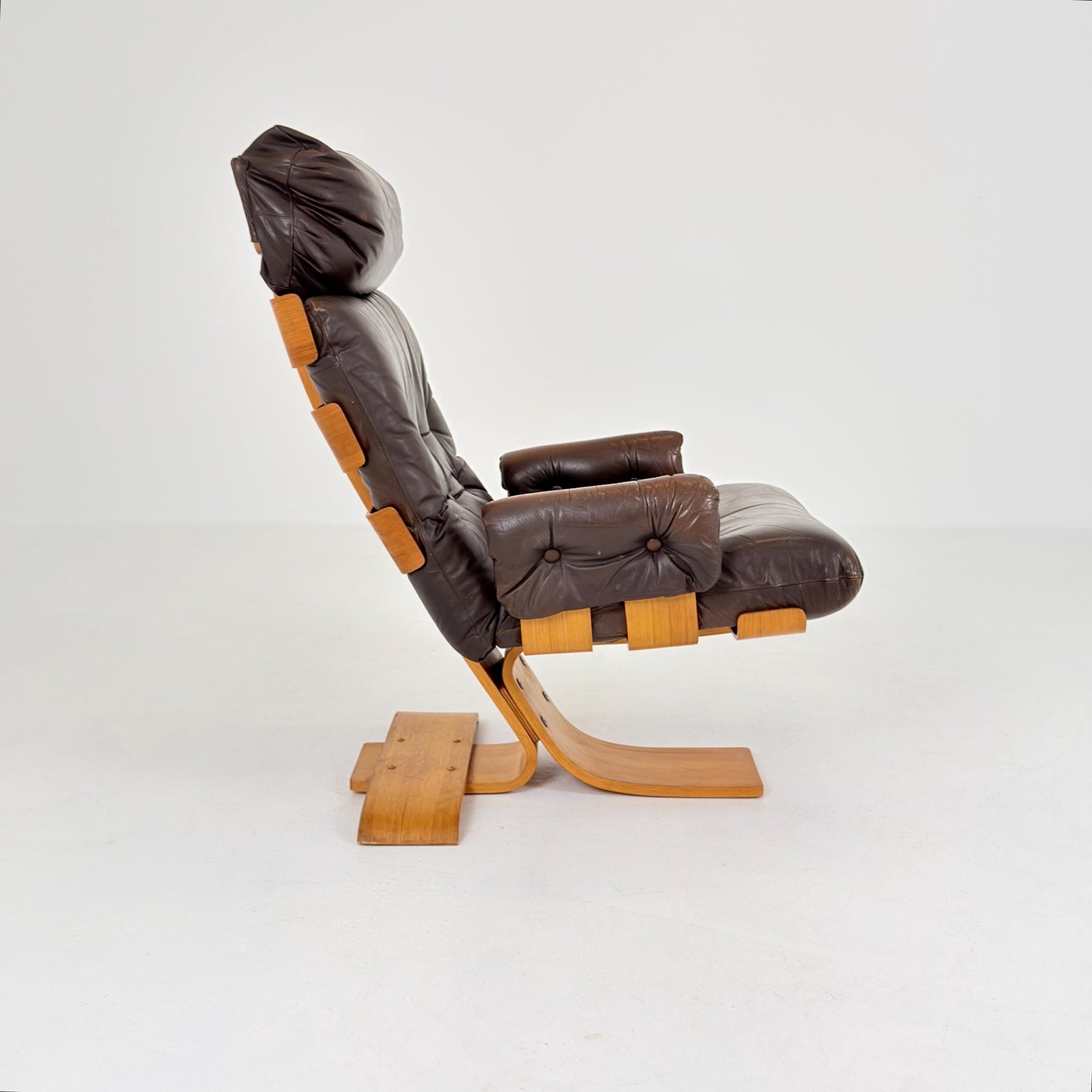 Mid century Kroken Lounge Chair by Åke Fribyter for Nelo Sweden 1970s