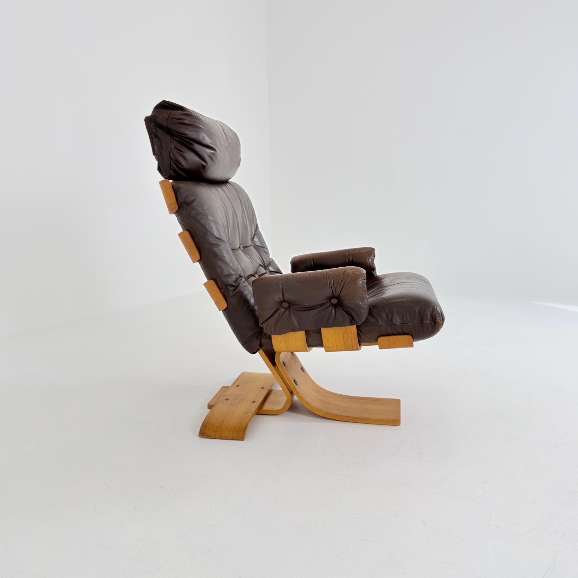Mid century Kroken Lounge Chair by Åke Fribyter for Nelo Sweden 1970s