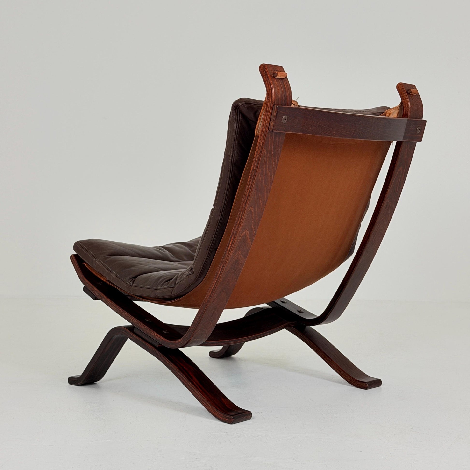 1 of 4 Mid century Focus Lounge Chairs Danish Modern Armchair | Mid Century Scandinavian Sling Chair by Bramin Denmark 1907s