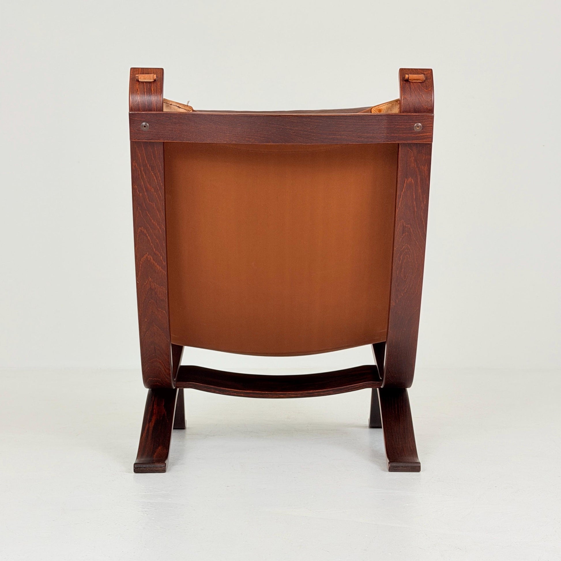 1 of 4 Mid century Focus Lounge Chairs Danish Modern Armchair | Mid Century Scandinavian Sling Chair by Bramin Denmark 1907s