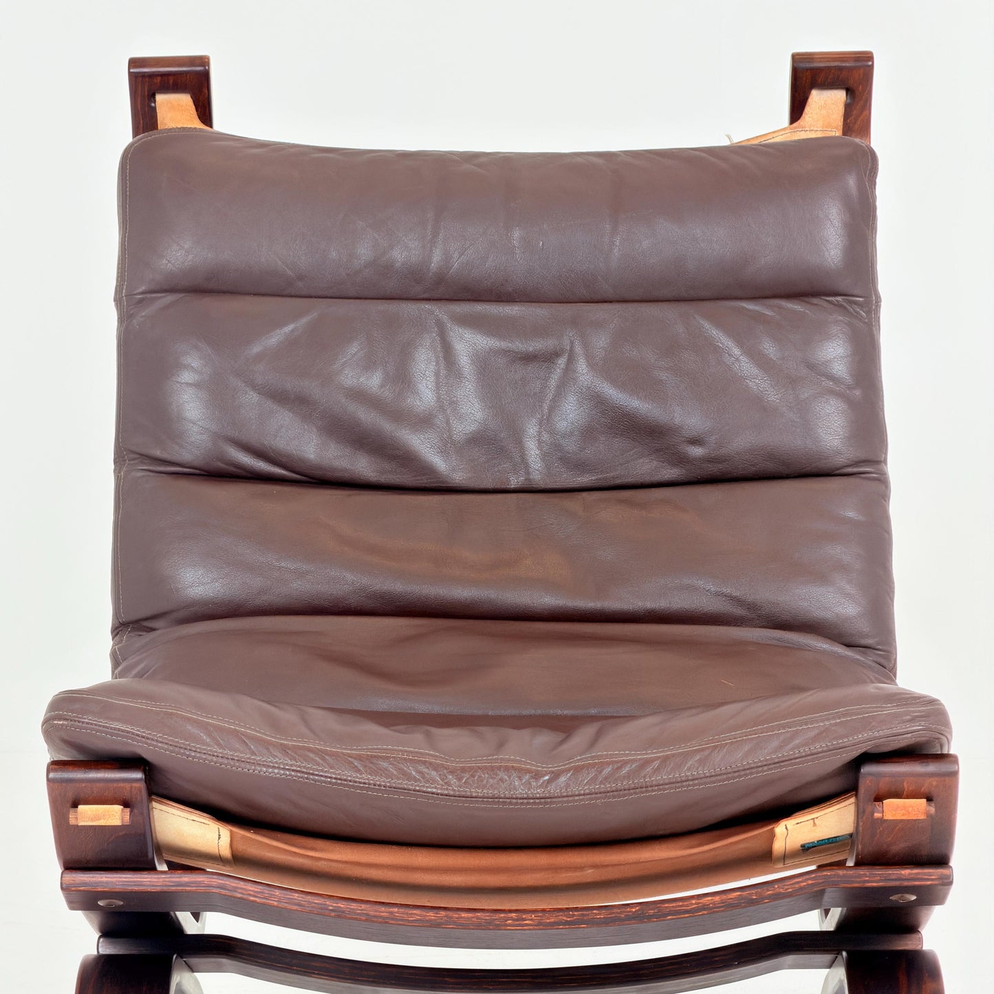 1 of 4 Mid century Focus Lounge Chairs Danish Modern Armchair | Mid Century Scandinavian Sling Chair by Bramin Denmark 1907s