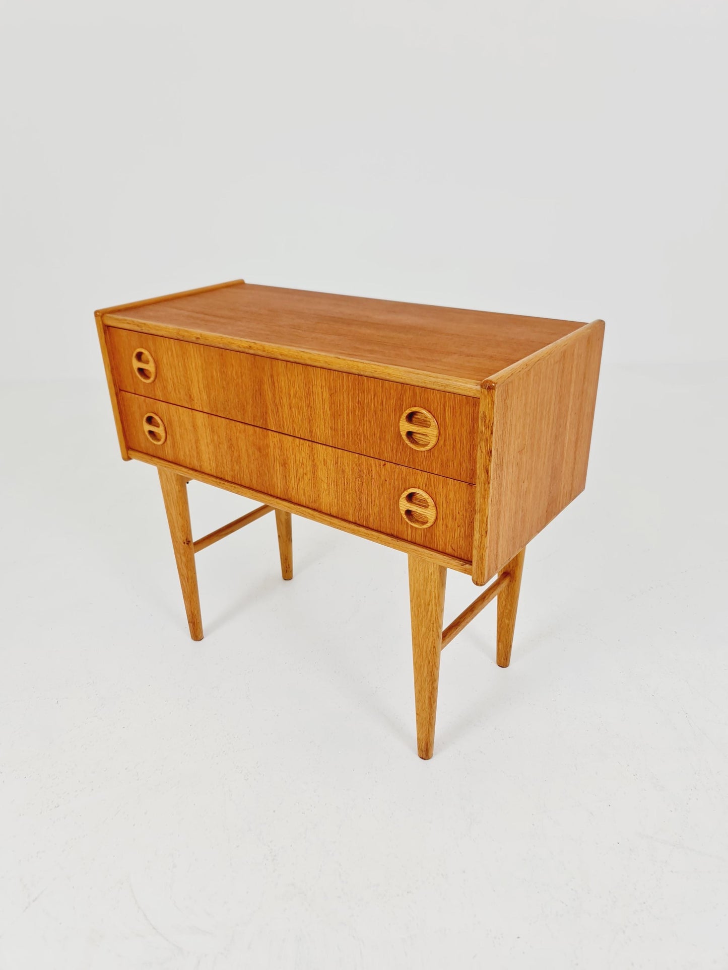 Midcentury Carlström & Co Teak Vintage Side table/ Bedside table/ Night stand straight from the sixties
