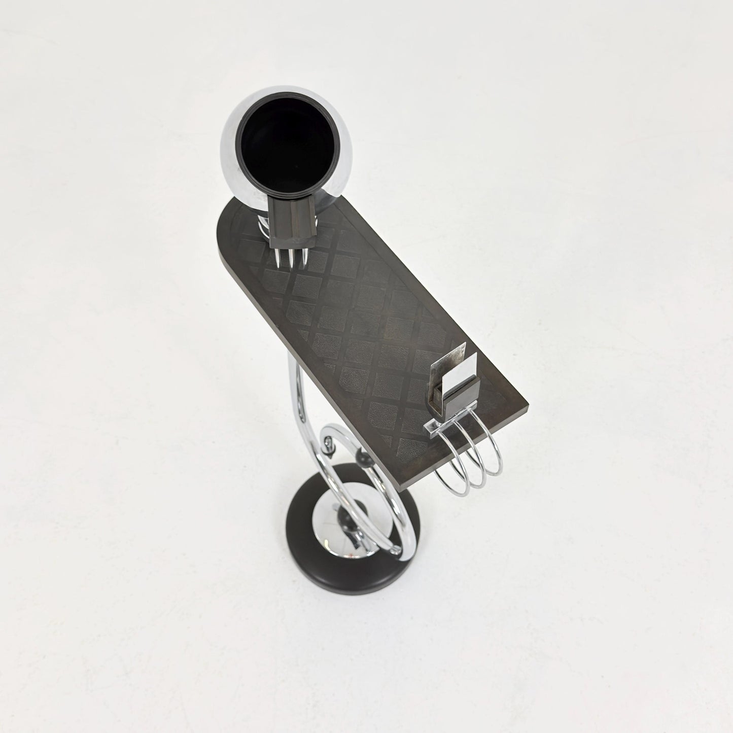 Rare Art Deco Ashtray Stand & Side Table | Demeyere Belgium, 1930s–40s