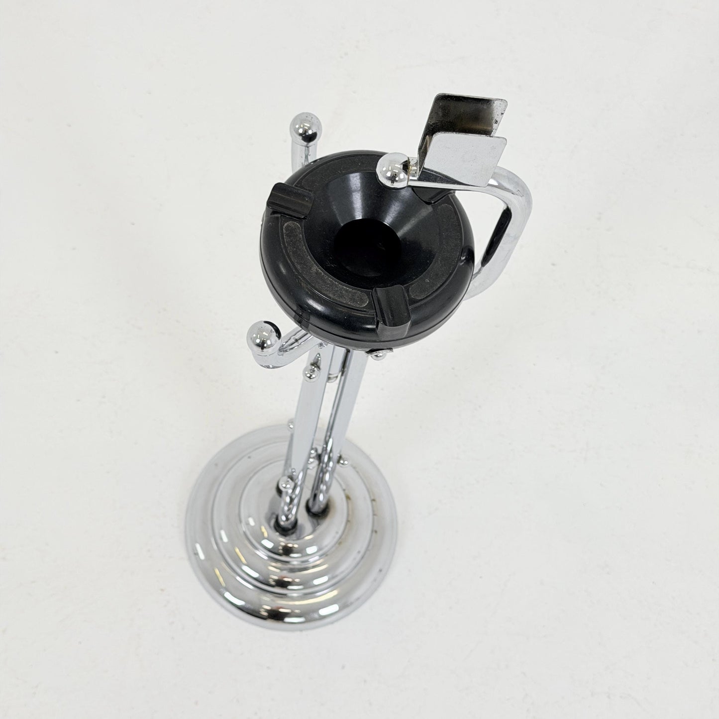 Rare Art Deco Ashtray Stand & Side Table | Demeyere Belgium, 1930s–40s