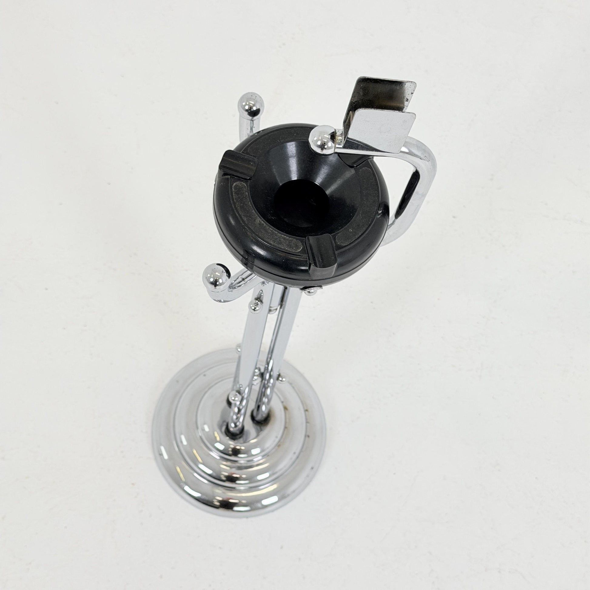Rare Art Deco Ashtray Stand & Side Table | Demeyere Belgium, 1930s–40s