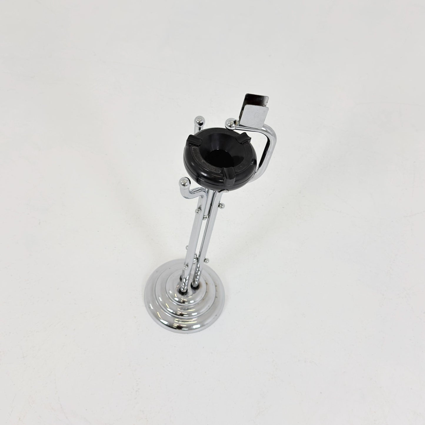 Rare Art Deco Ashtray Stand & Side Table | Demeyere Belgium, 1930s–40s