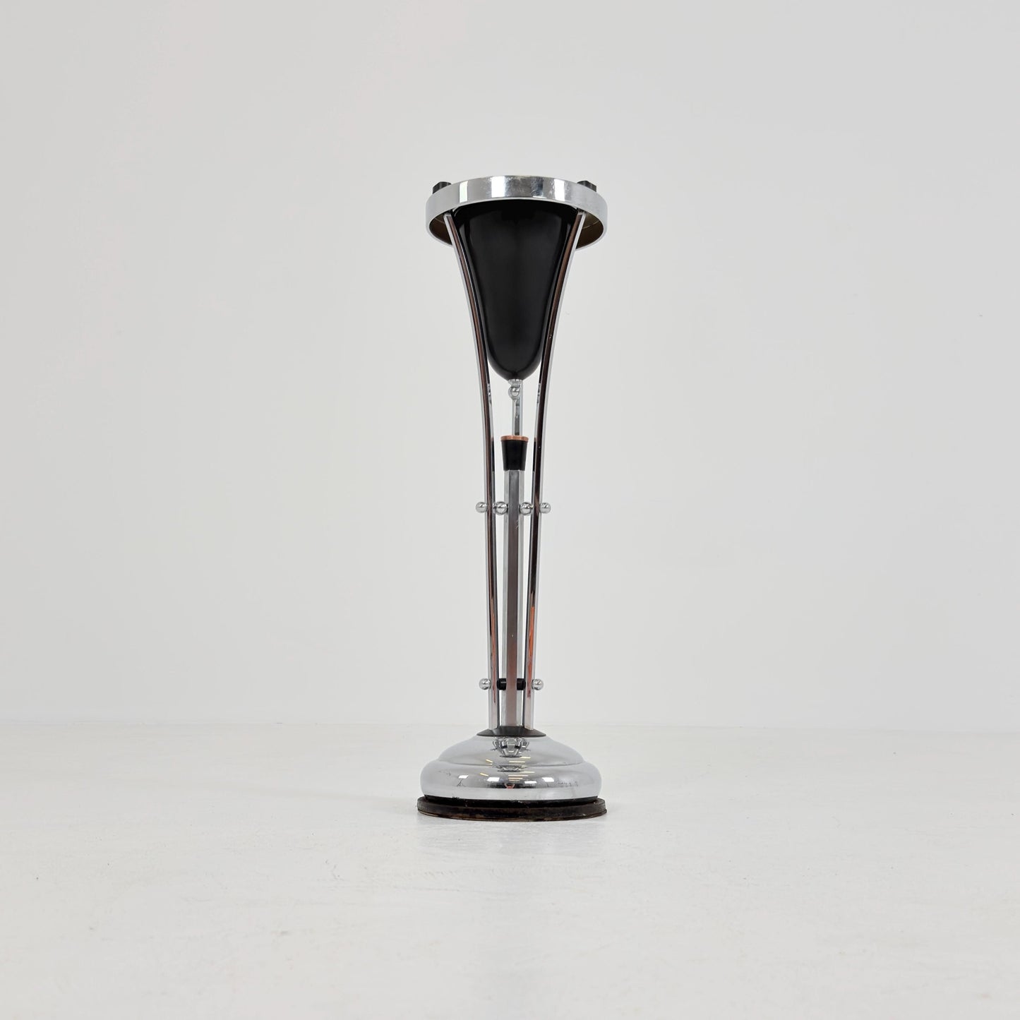 Rare Art Deco Ashtray Stand & Side Table | Demeyere Belgium, 1930s–40s