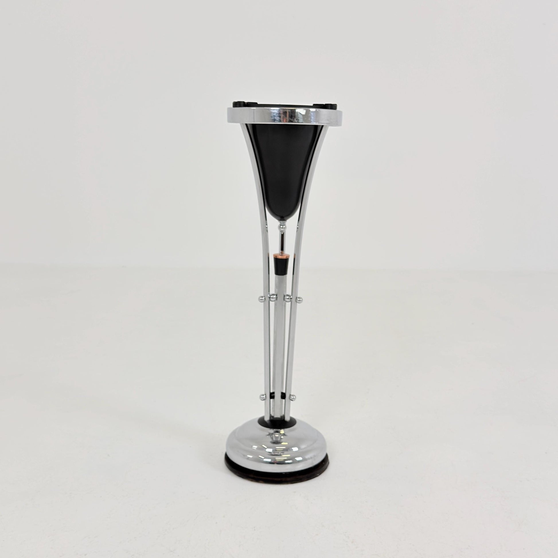 Rare Art Deco Ashtray Stand & Side Table | Demeyere Belgium, 1930s–40s