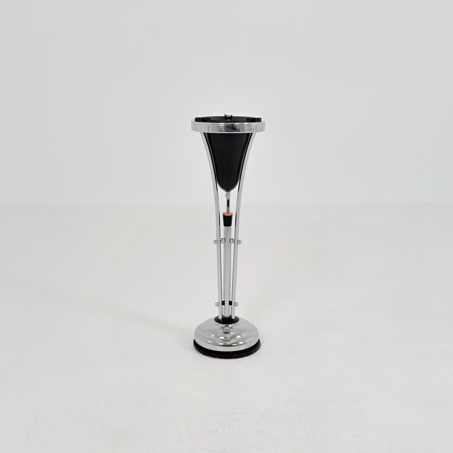 Rare Art Deco Ashtray Stand & Side Table | Demeyere Belgium, 1930s–40s