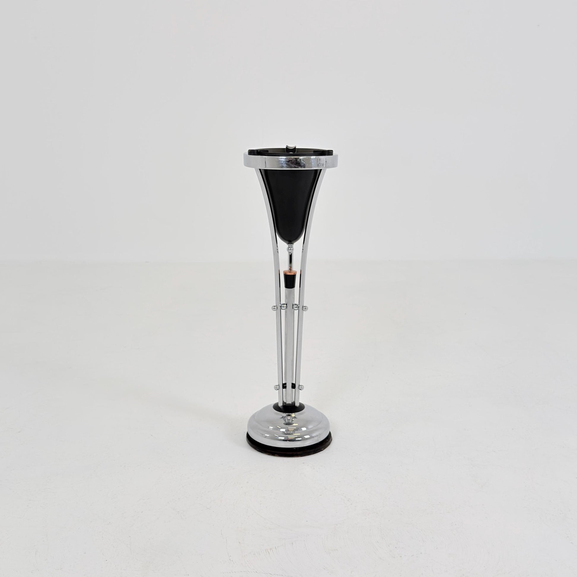 Rare Art Deco Ashtray Stand & Side Table | Demeyere Belgium, 1930s–40s