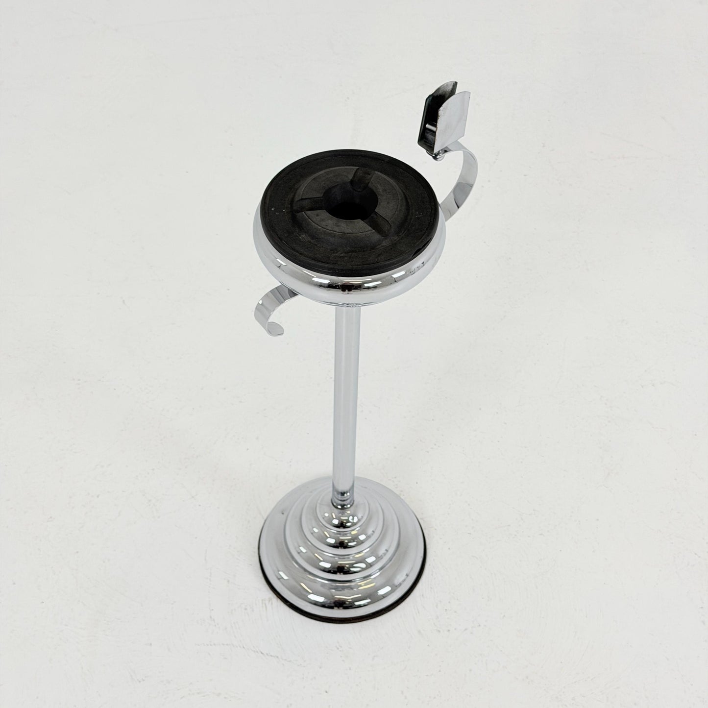 Rare Art Deco Ashtray Stand & Side Table | Demeyere Belgium, 1930s–40s