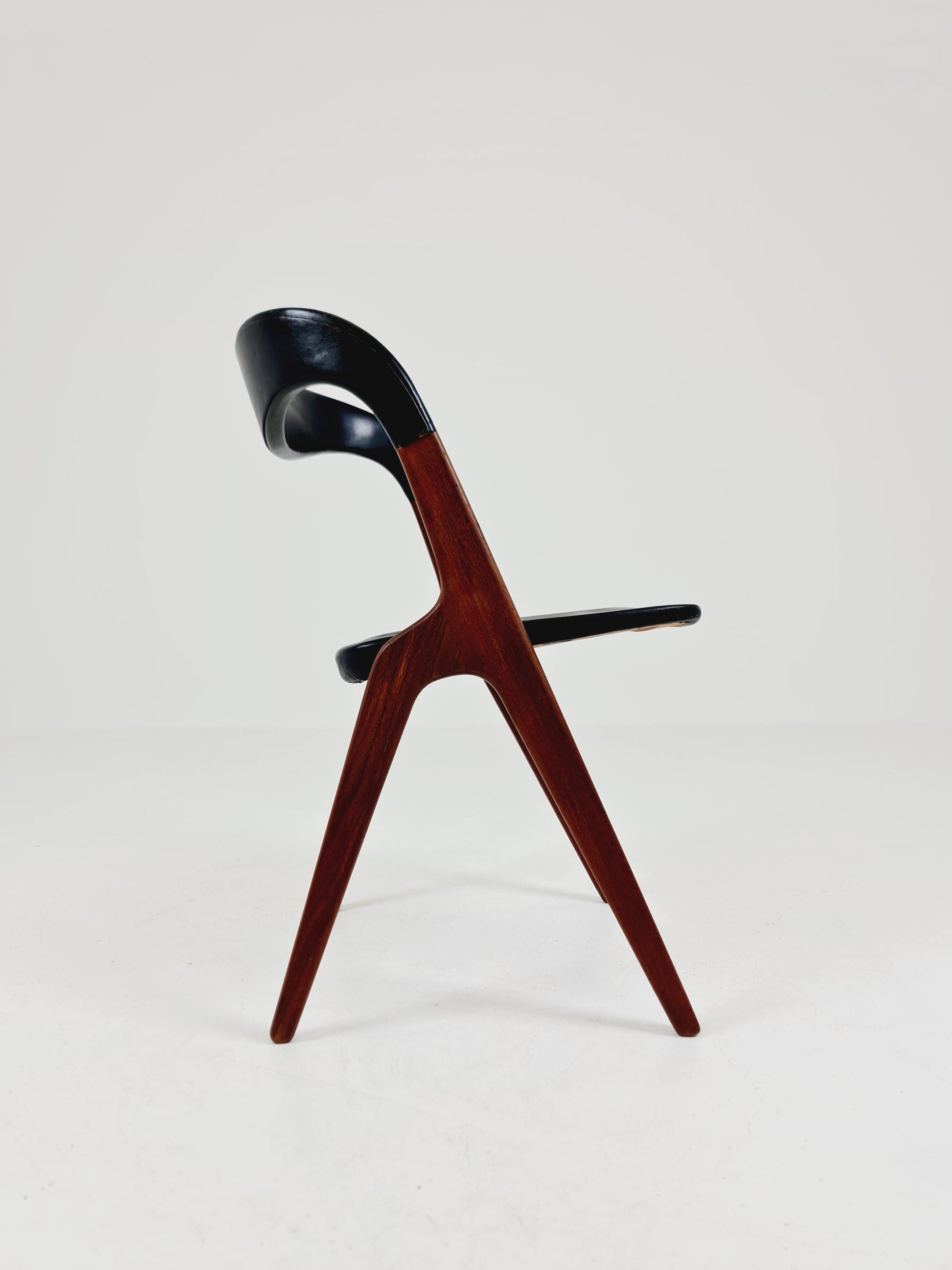 Vintage Danish teak "sonja"chair by johannes Andersen for Vamo ,Sönderborg Denmark , 1960s,