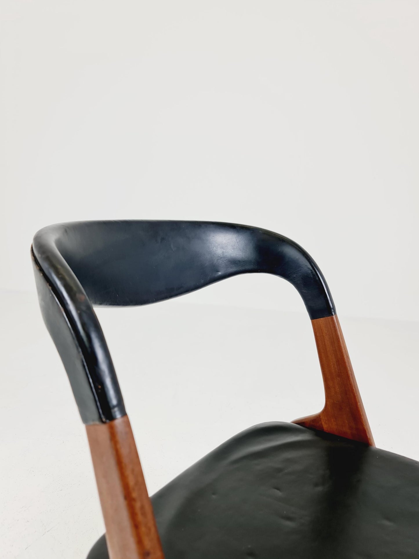 Vintage Danish teak "sonja"chair by johannes Andersen for Vamo ,Sönderborg Denmark , 1960s,