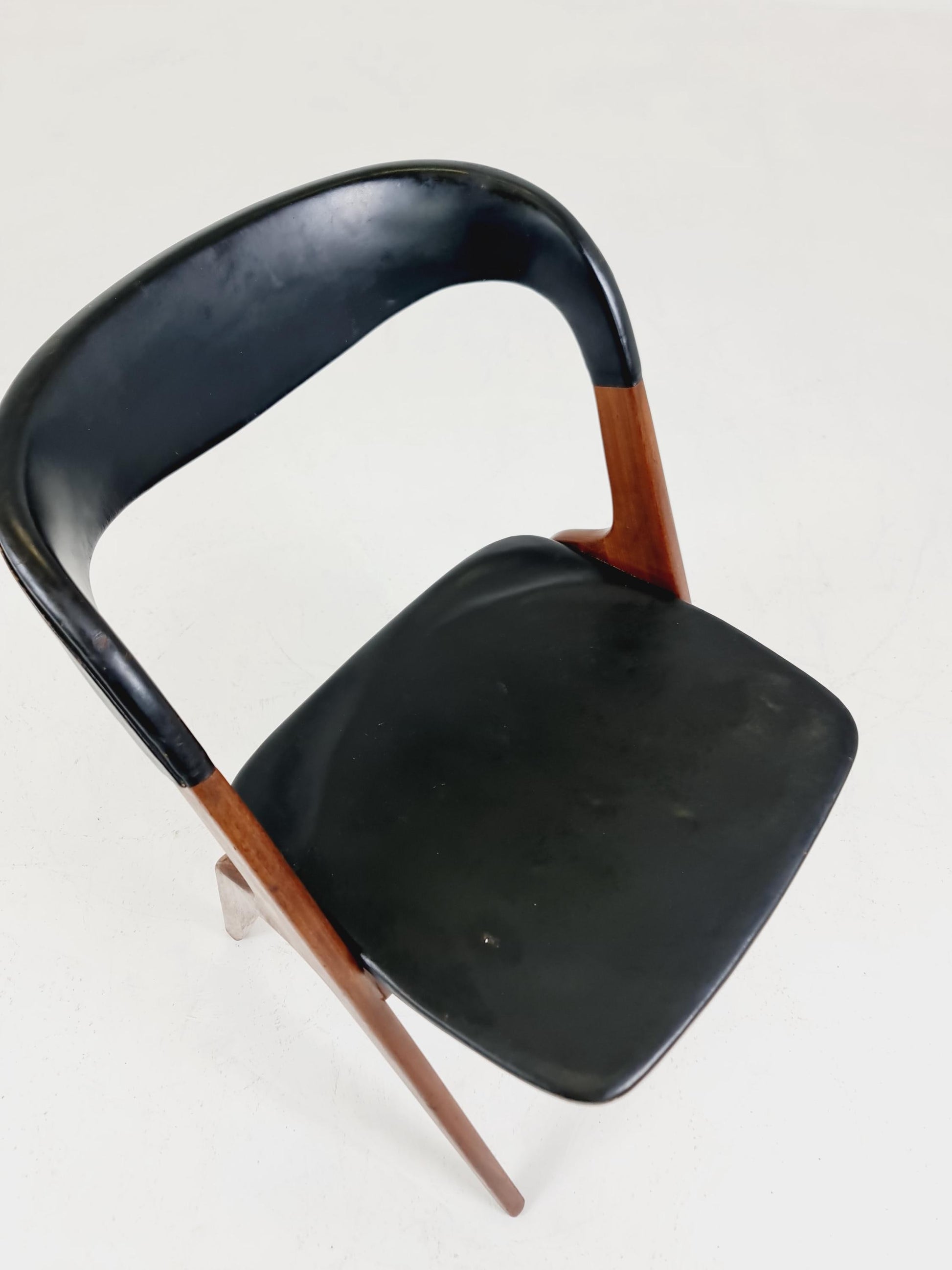 Vintage Danish teak "sonja"chair by johannes Andersen for Vamo ,Sönderborg Denmark , 1960s,