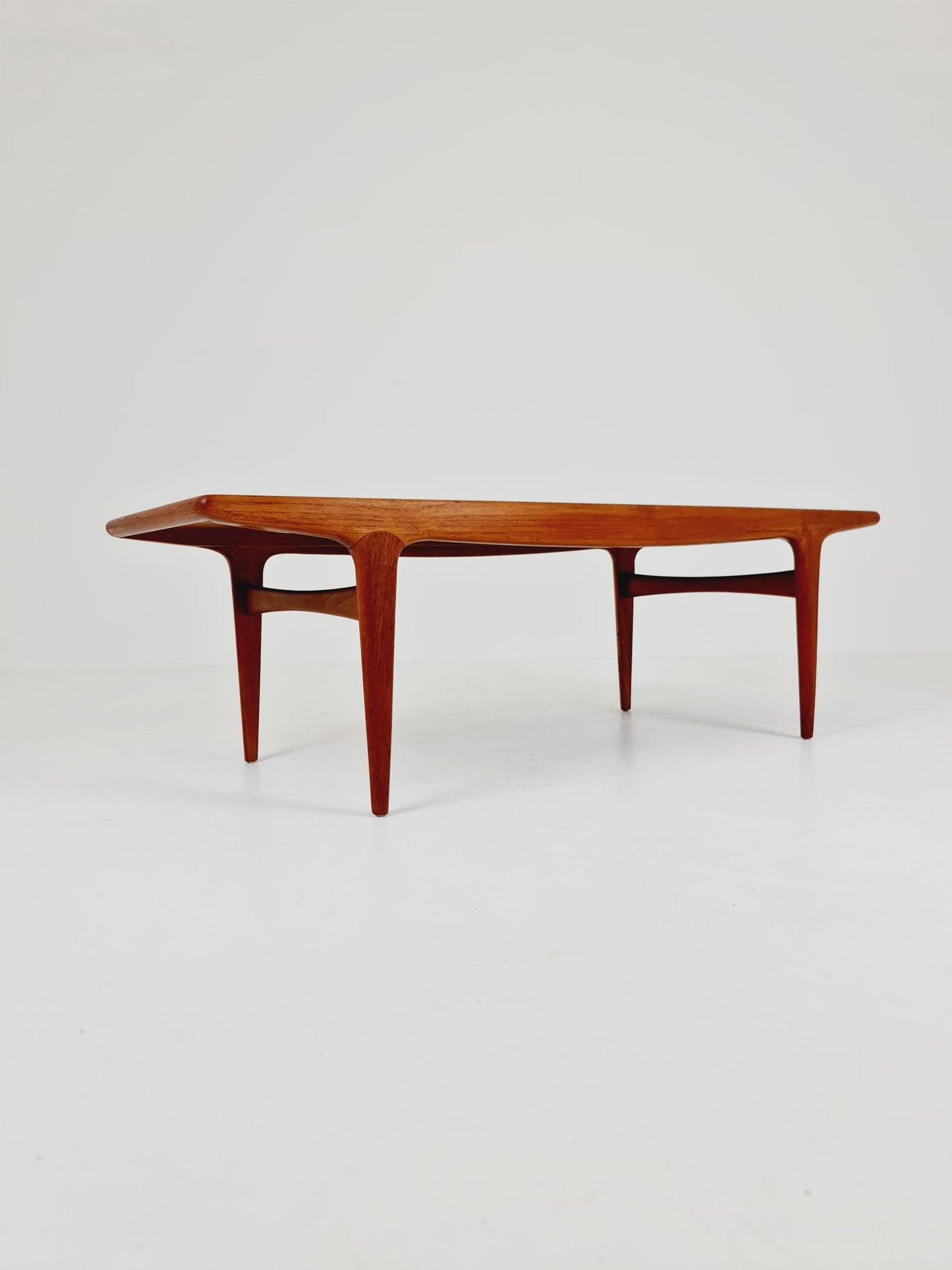 Danish Teak Coffee Table by Johannes Andersen for Silkborg , 1960s