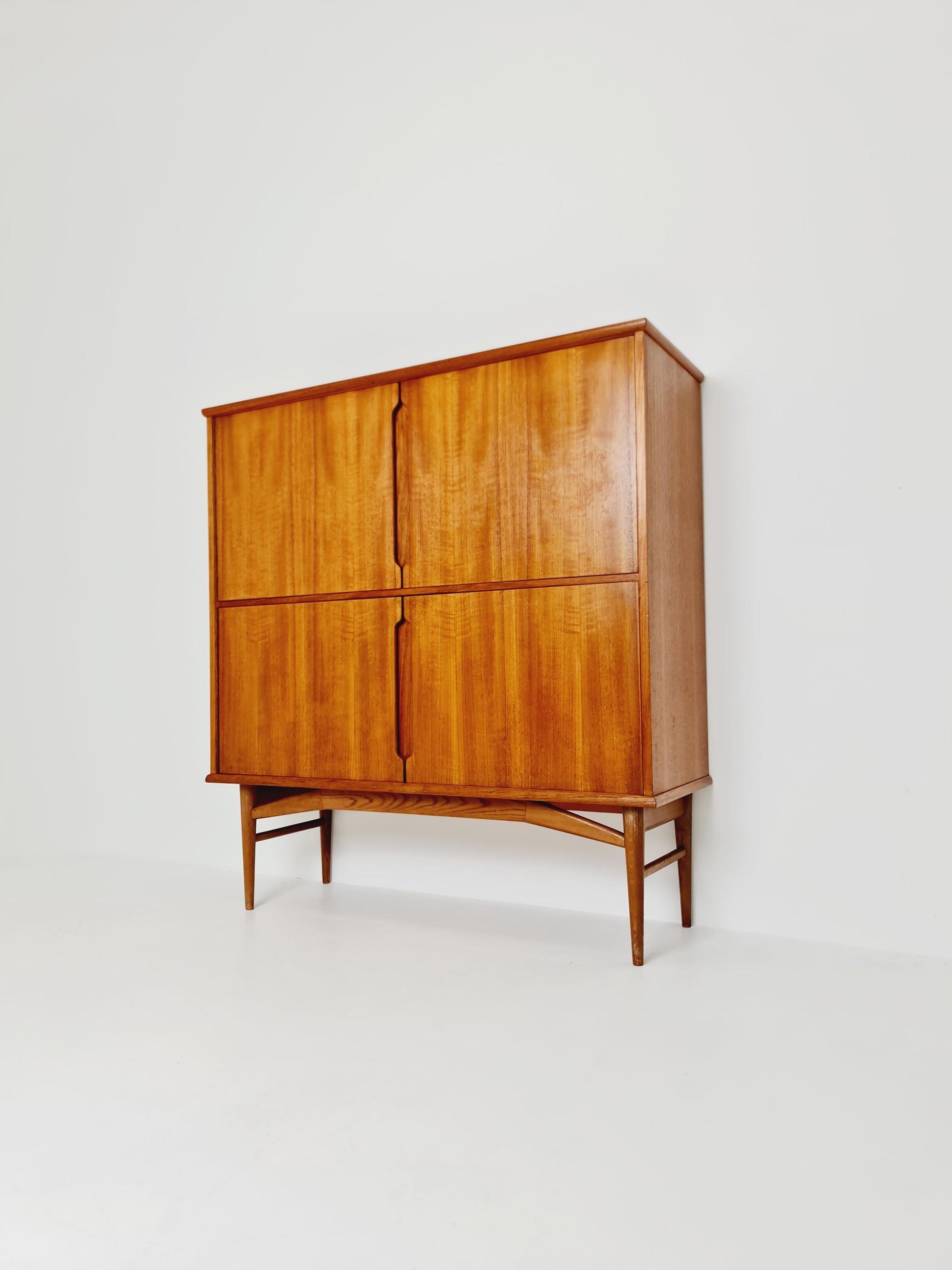 Vintage Mid century Danish Highboard by Borge Mogensen, Denmark, 1960s