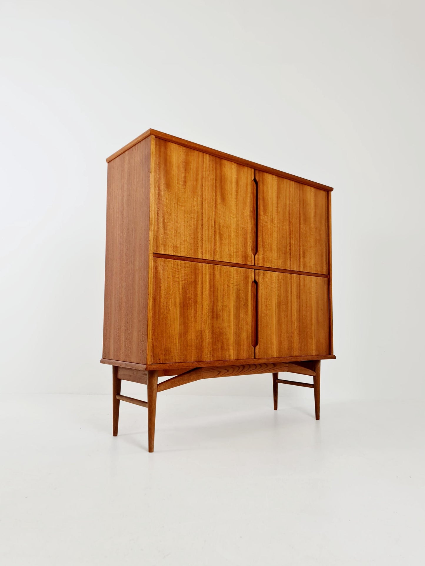 Vintage Mid century Danish Highboard by Borge Mogensen, Denmark, 1960s
