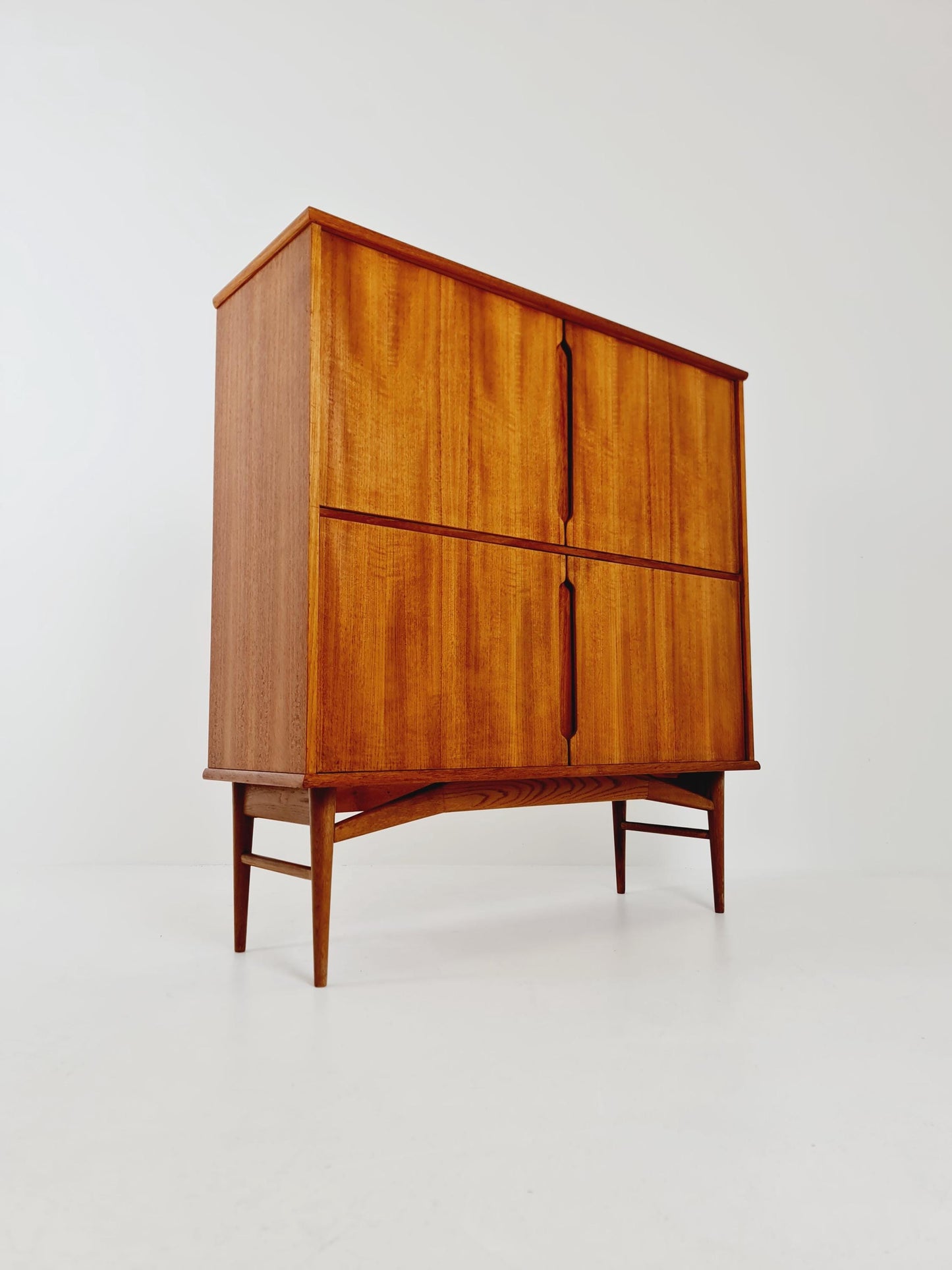 Vintage Mid century Danish Highboard by Borge Mogensen, Denmark, 1960s