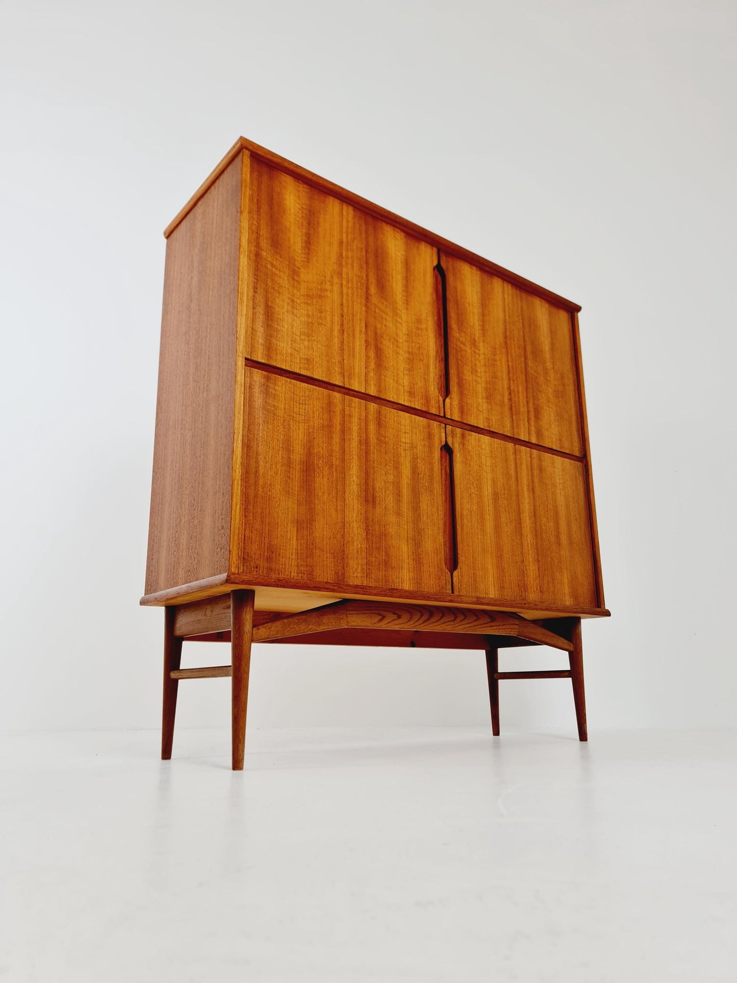 Vintage Mid century Danish Highboard by Borge Mogensen, Denmark, 1960s
