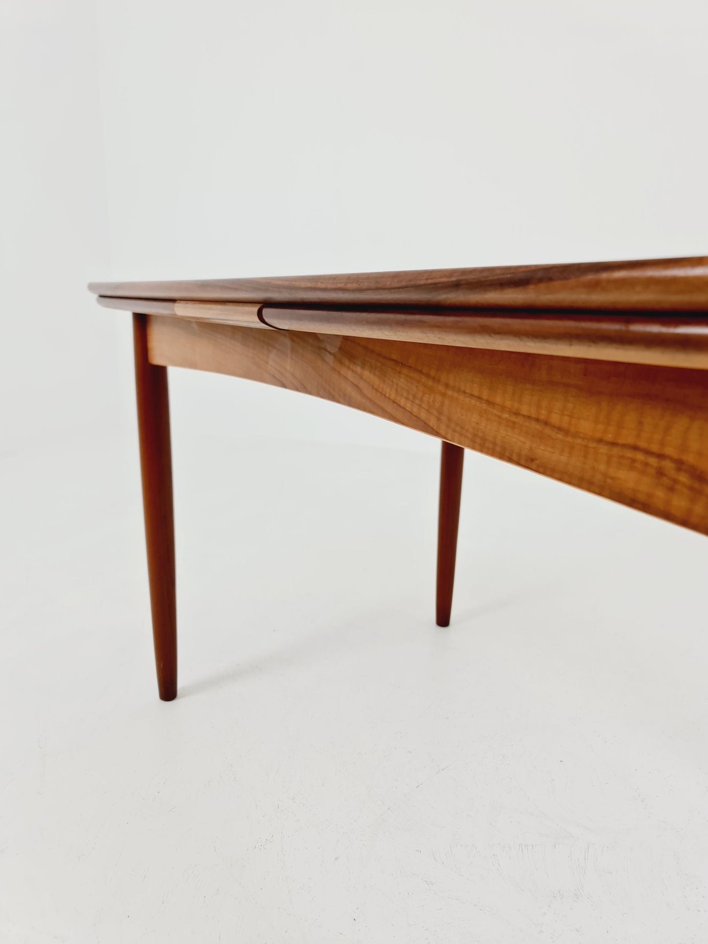 German teak & walnut dining table by Lübke, 1960s