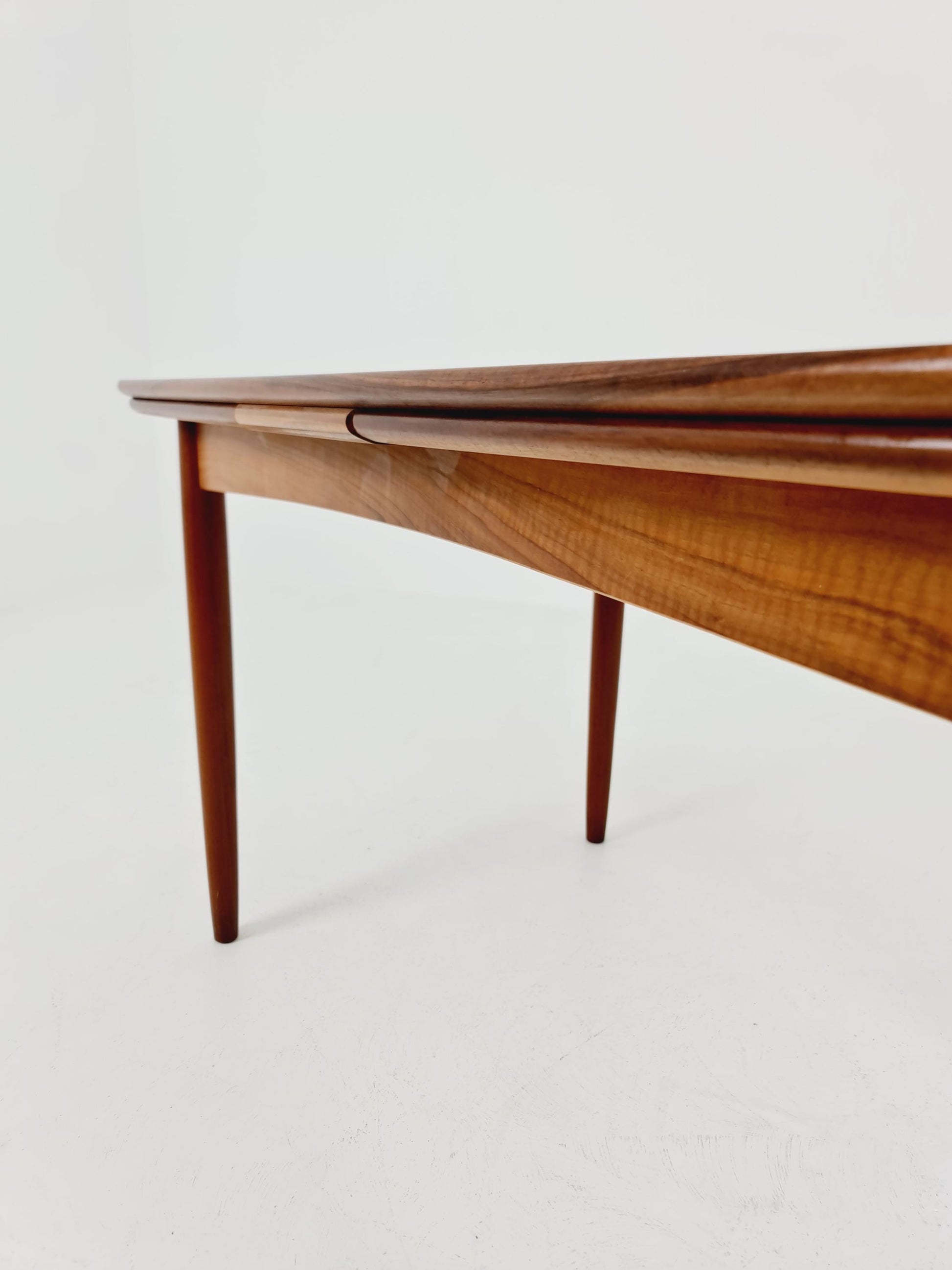 German teak & walnut dining table by Lübke, 1960s