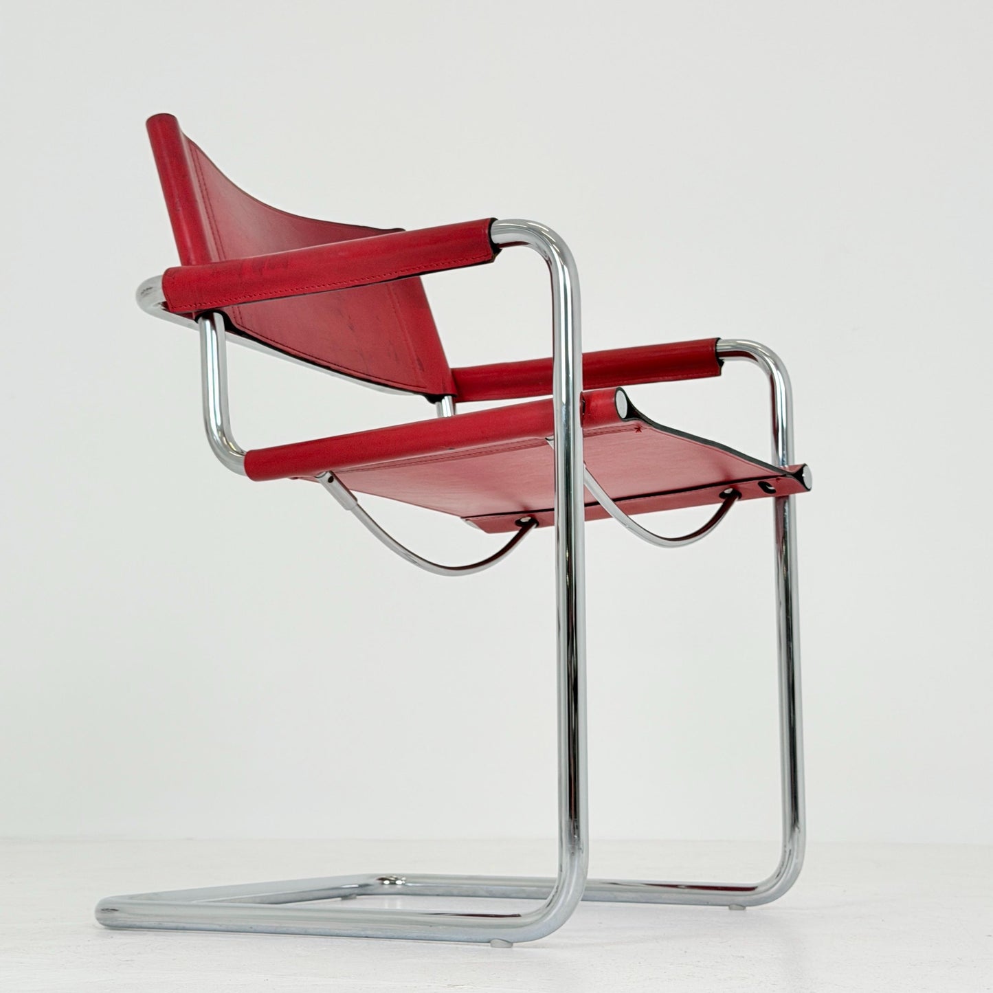 1 of 3 Mid century Bauhaus Matteo Grassi MG5 Cantilever Armchairs by Mart Stam, Italy, 1980s – Model B34