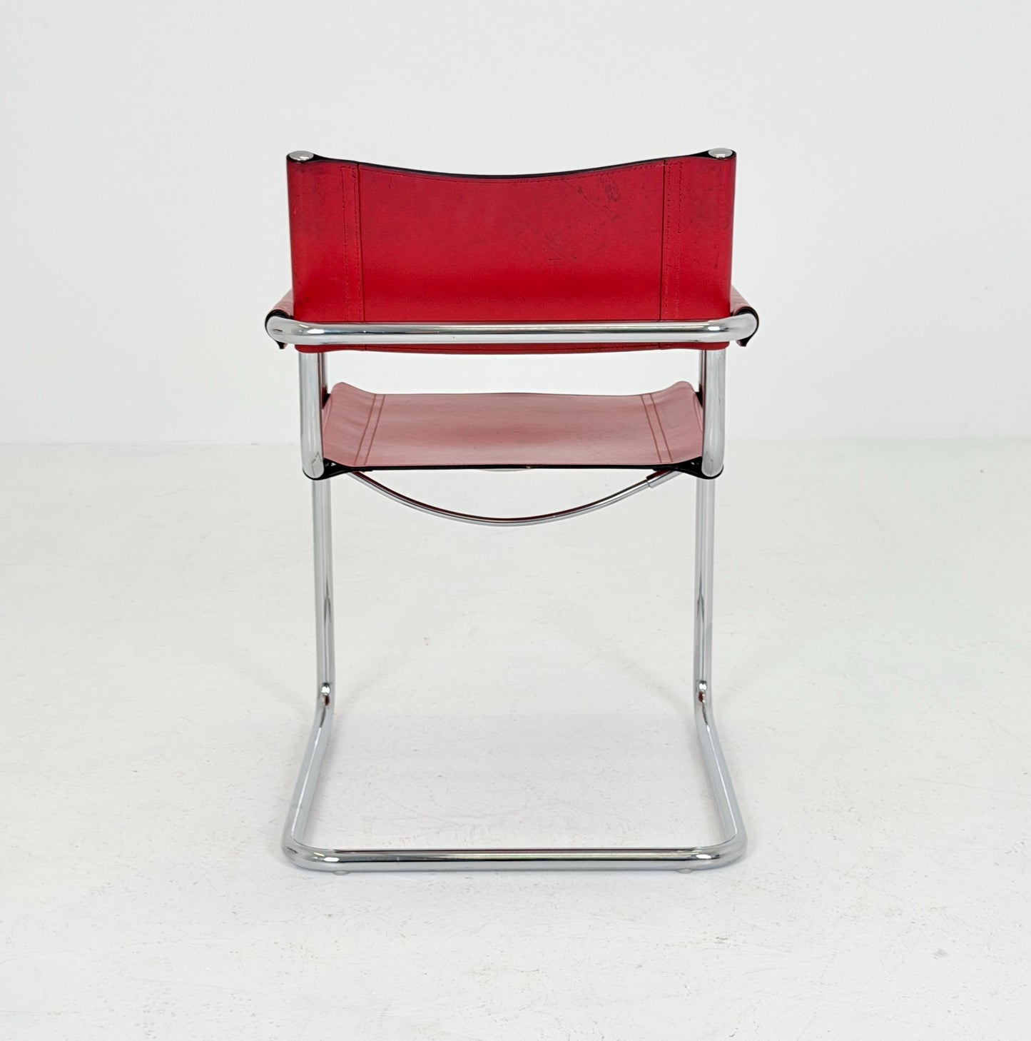 1 of 3 Mid century Bauhaus Matteo Grassi MG5 Cantilever Armchairs by Mart Stam, Italy, 1980s – Model B34