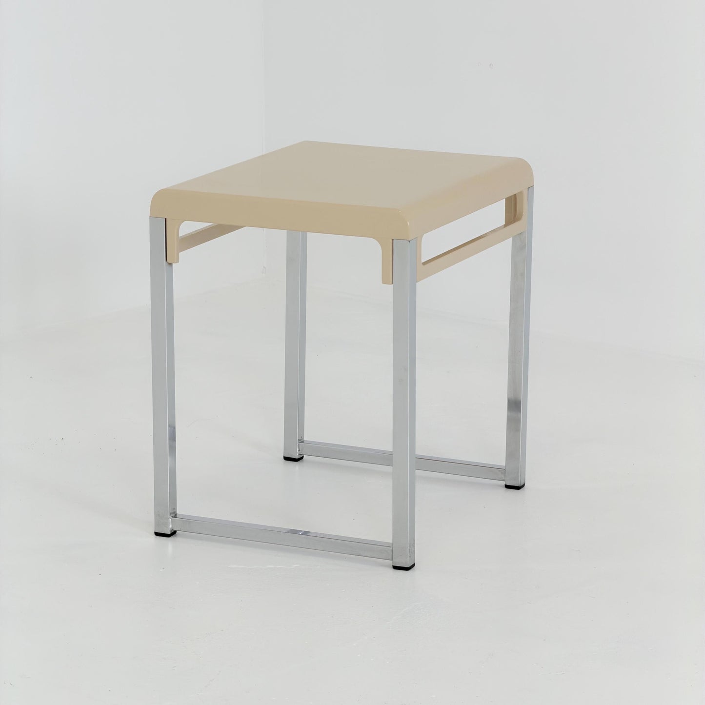 Mid century Blue Space Age side table by Marc Berthier for Prisunic, 1970s